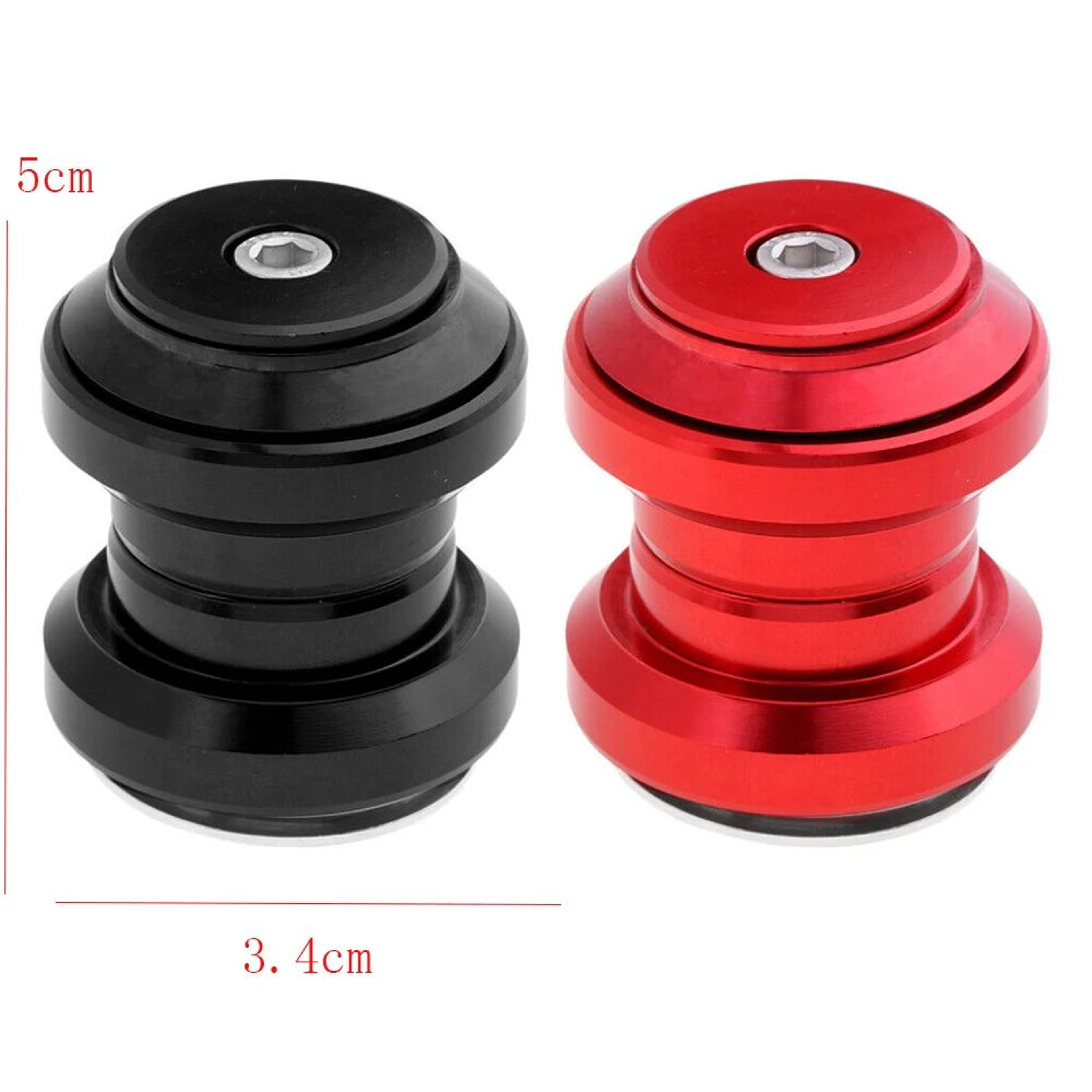 Aluminum Alloy 34mm External Bearing Headset With Sealed Cartridge Bearings  Top Cap 118 Threadless 3