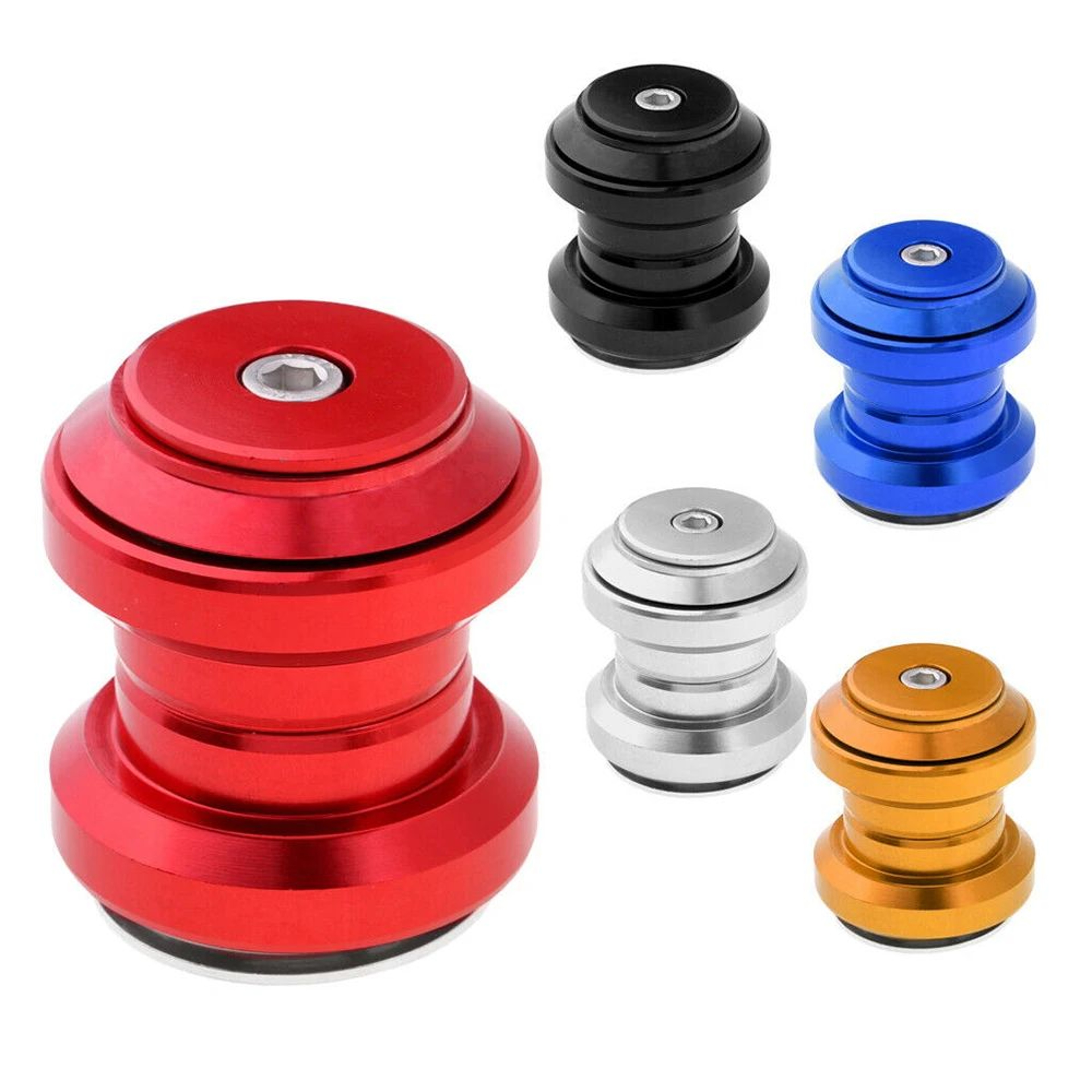 Aluminum Alloy 34mm External Bearing Headset With Sealed Cartridge Bearings  Top Cap 118 Threadless 5