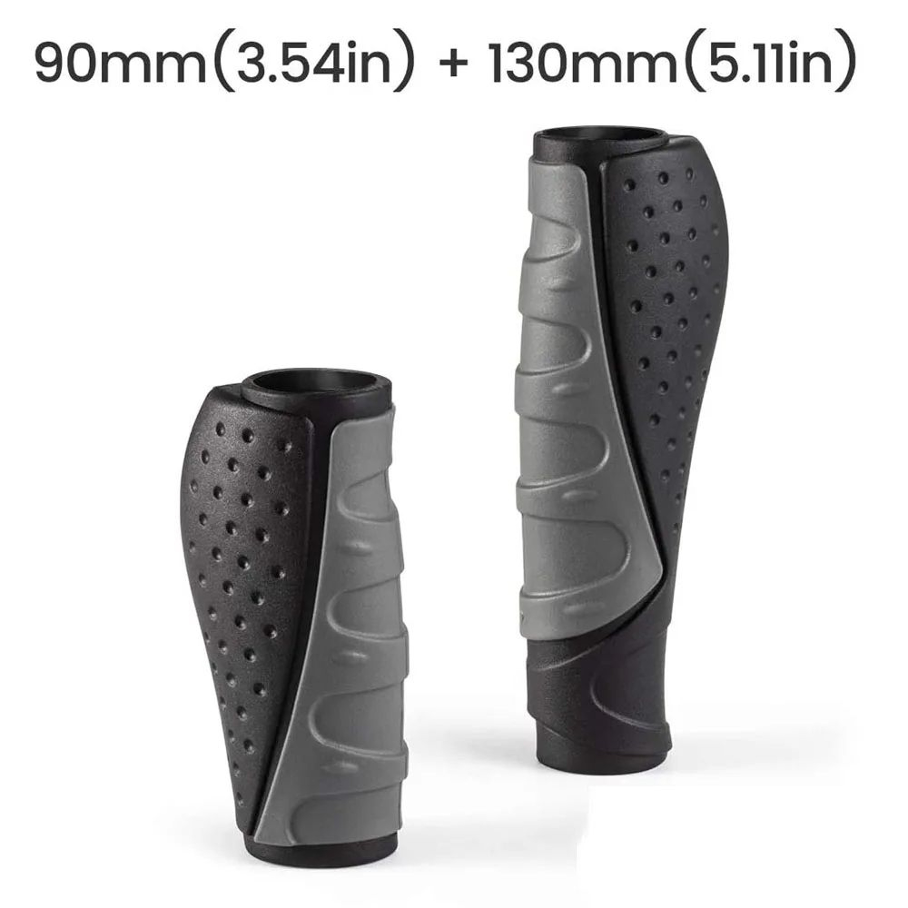 Ergonomic AntiSlip Rubber Mountain Bike Grips  ShortLong MTB Handle Grips For Comfort  Control 8