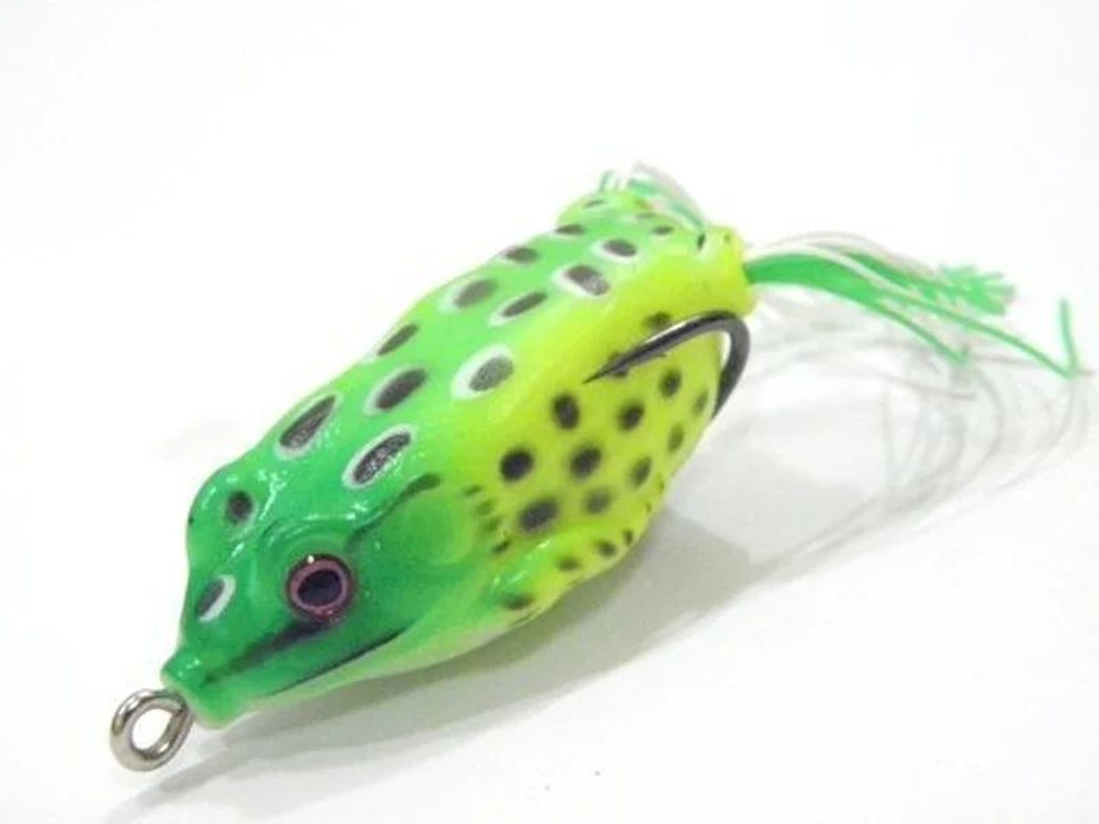 5Pack Topwater Frog Lure Set  Hollow Body Frog Soft Baits For Bass Weedless Surface Strikes 2