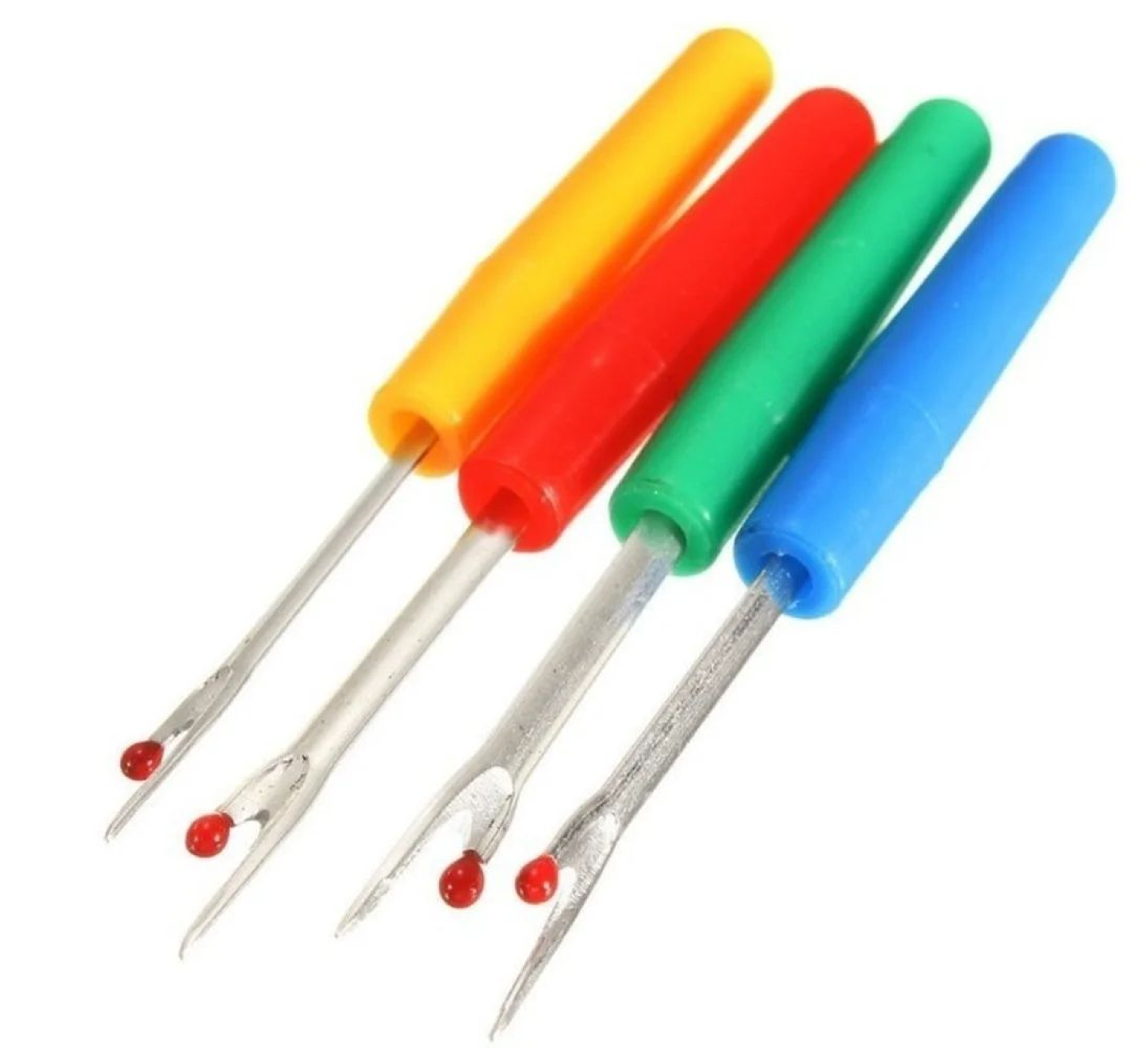 4Piece Seam Ripper  Thread Cutter Set  Plastic Handle Stitch Unpicker Tools 2