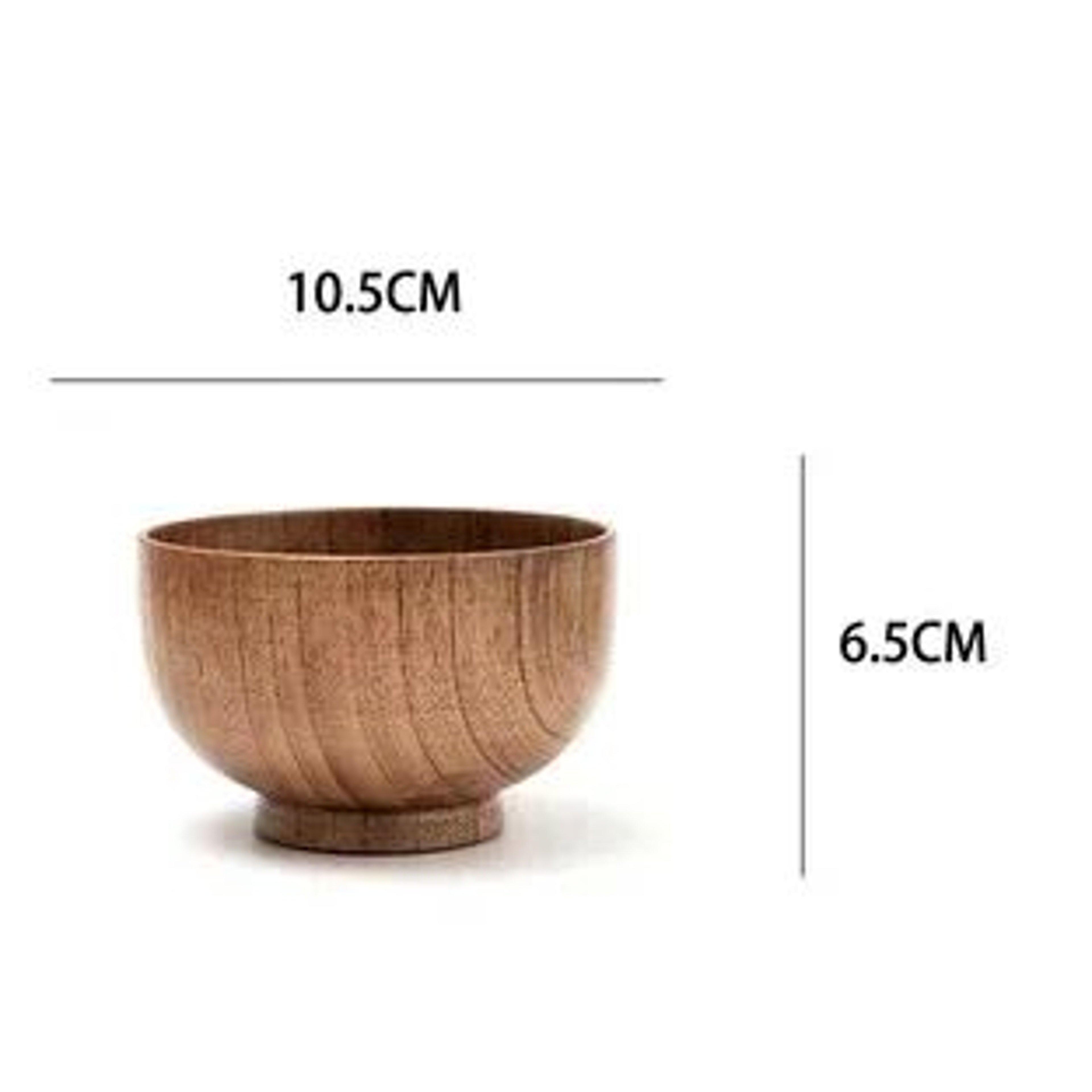 Japanese Jujube Wood Bowl  Minimalist Japanese Wooden Bowl For Soup Rice  Kids HeatResistant Lightw 7
