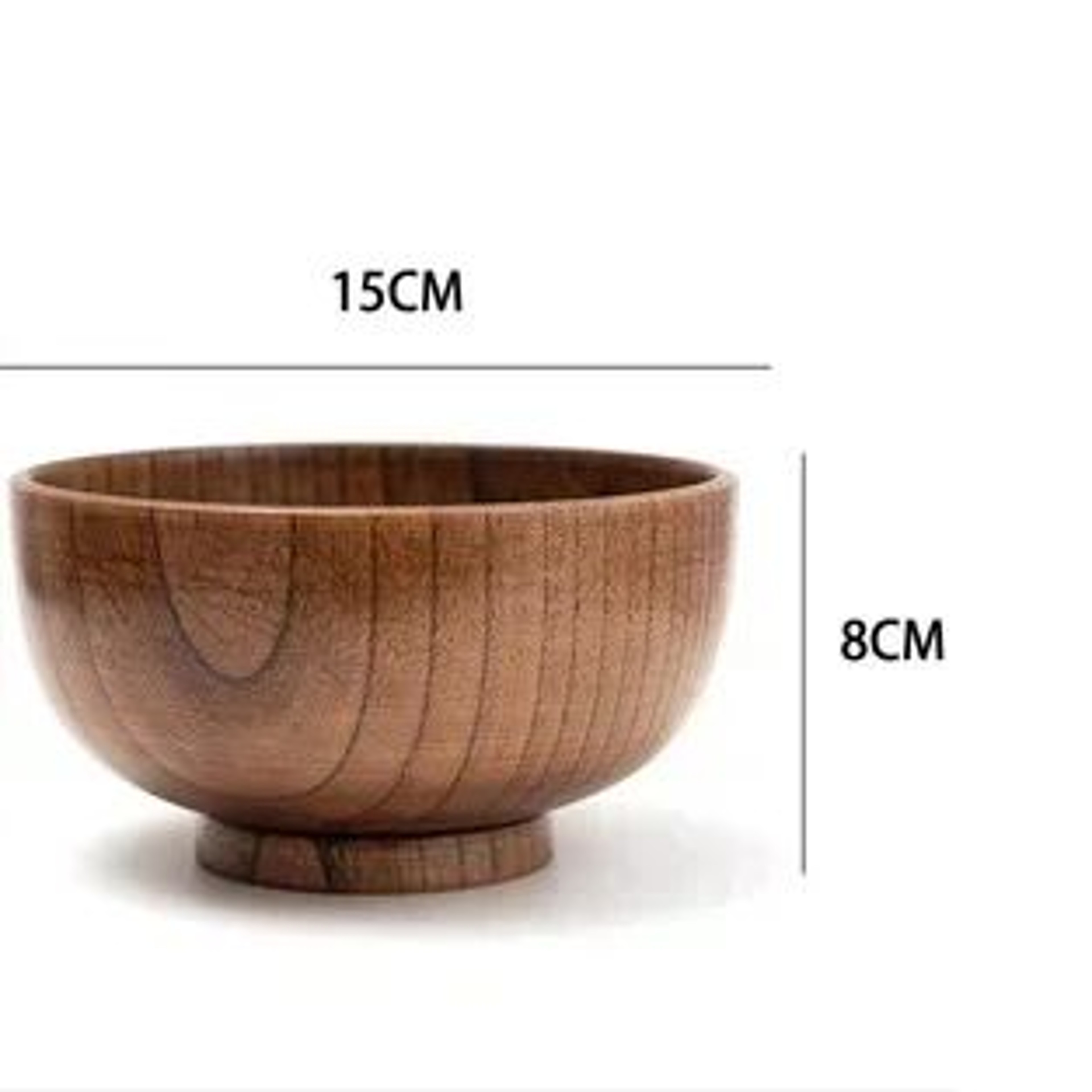 Japanese Jujube Wood Bowl  Minimalist Japanese Wooden Bowl For Soup Rice  Kids HeatResistant Lightw 9