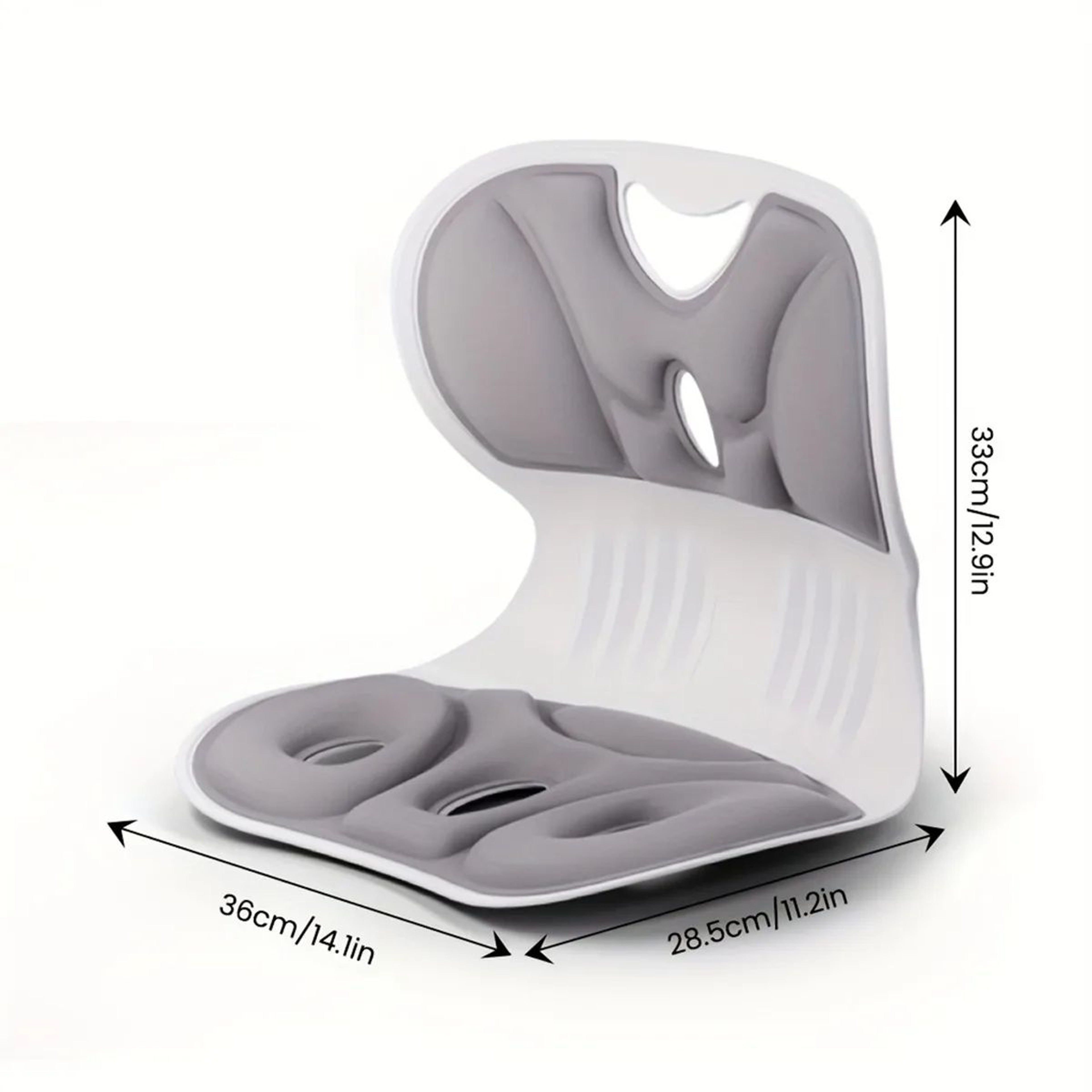 Ergonomic Lumbar Support Cushion  Foldable Office Chair Back Support For Better Sitting Posture  Lo 6
