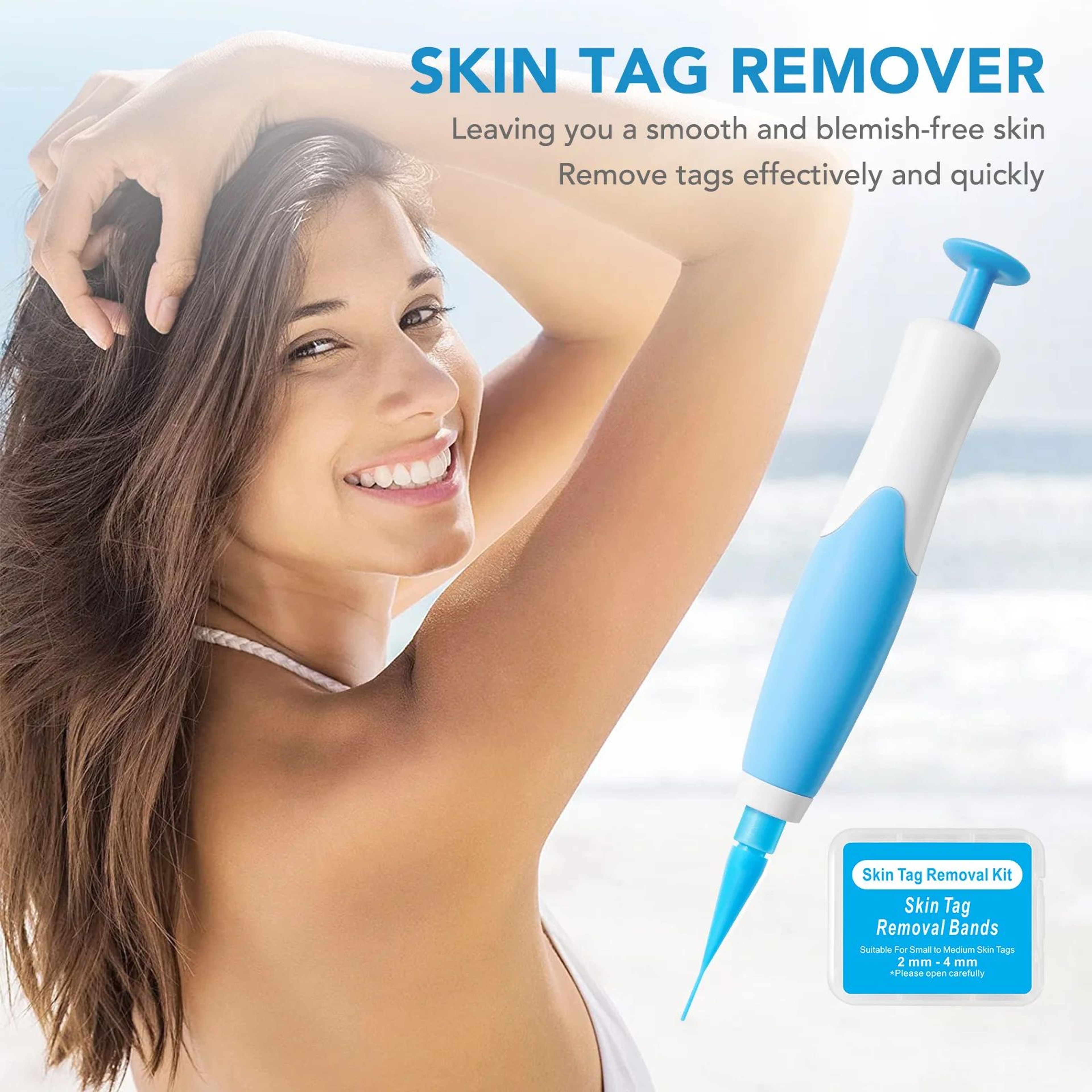 2in1 Micro Skin Tag Remover Kit  AtHome Skin Tag Remover  Precision Band Removal Tool 3