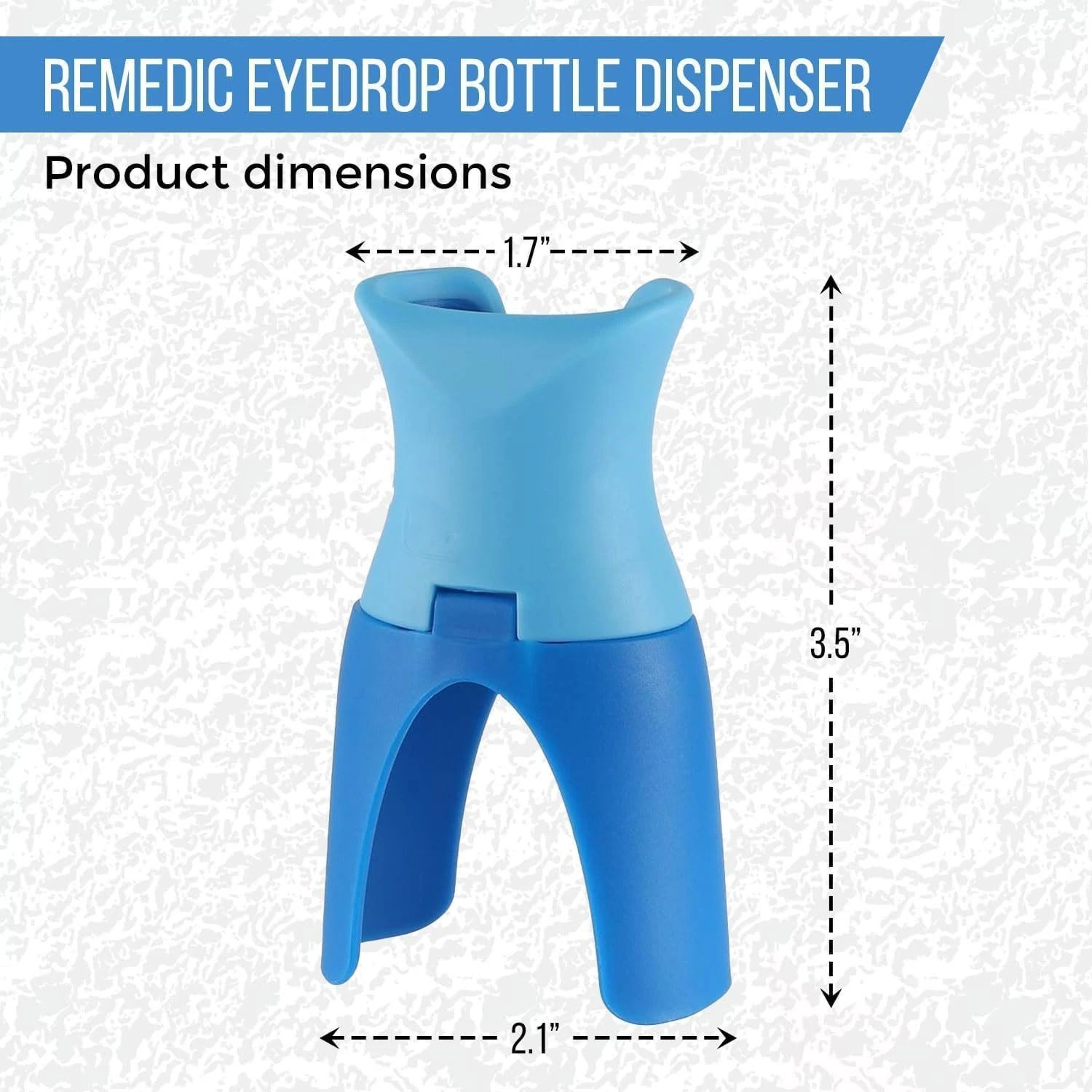 Eye Drop Guide Applicator Reusable Eye Drops Holder For Steady NoMess Drops 1