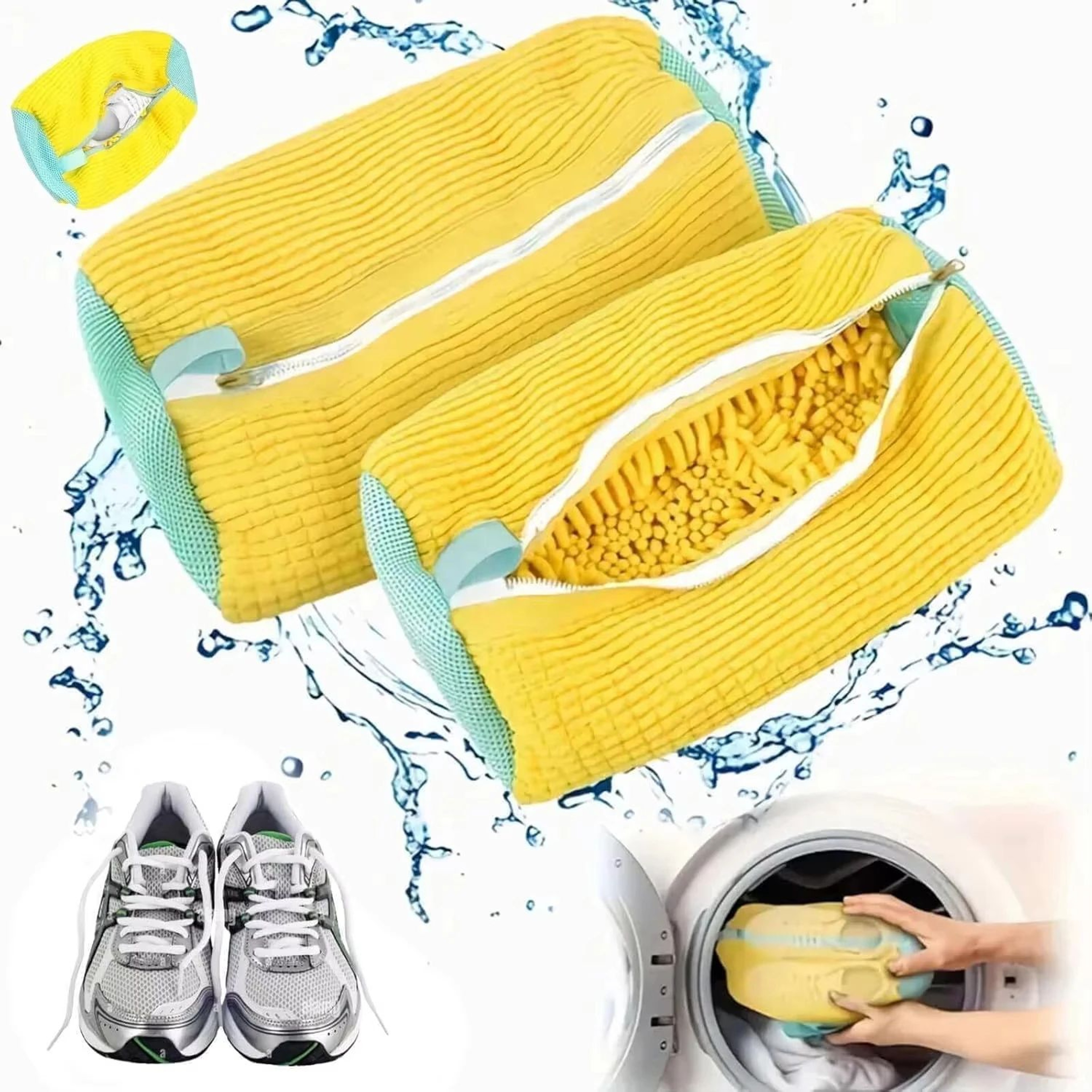 Reusable Shoe Washing Machine Bag For Washer  Dryer  Padded Laundry Shoe Bag For Sneakers  All Shoe 5