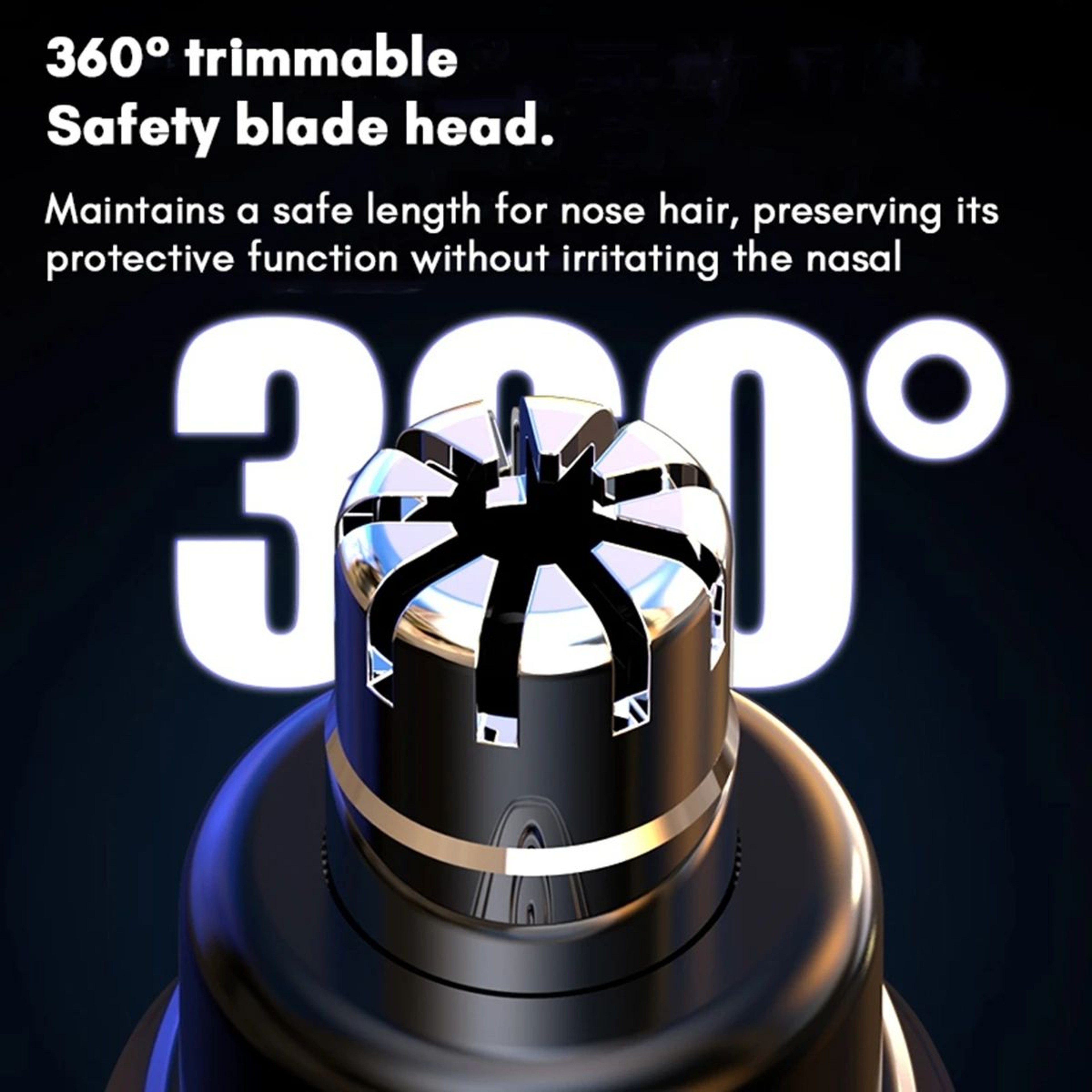 Rechargeable Nose  Ear Hair Trimmer  Mini Electric Nose Trimmer For TravelReady Painless Grooming 2