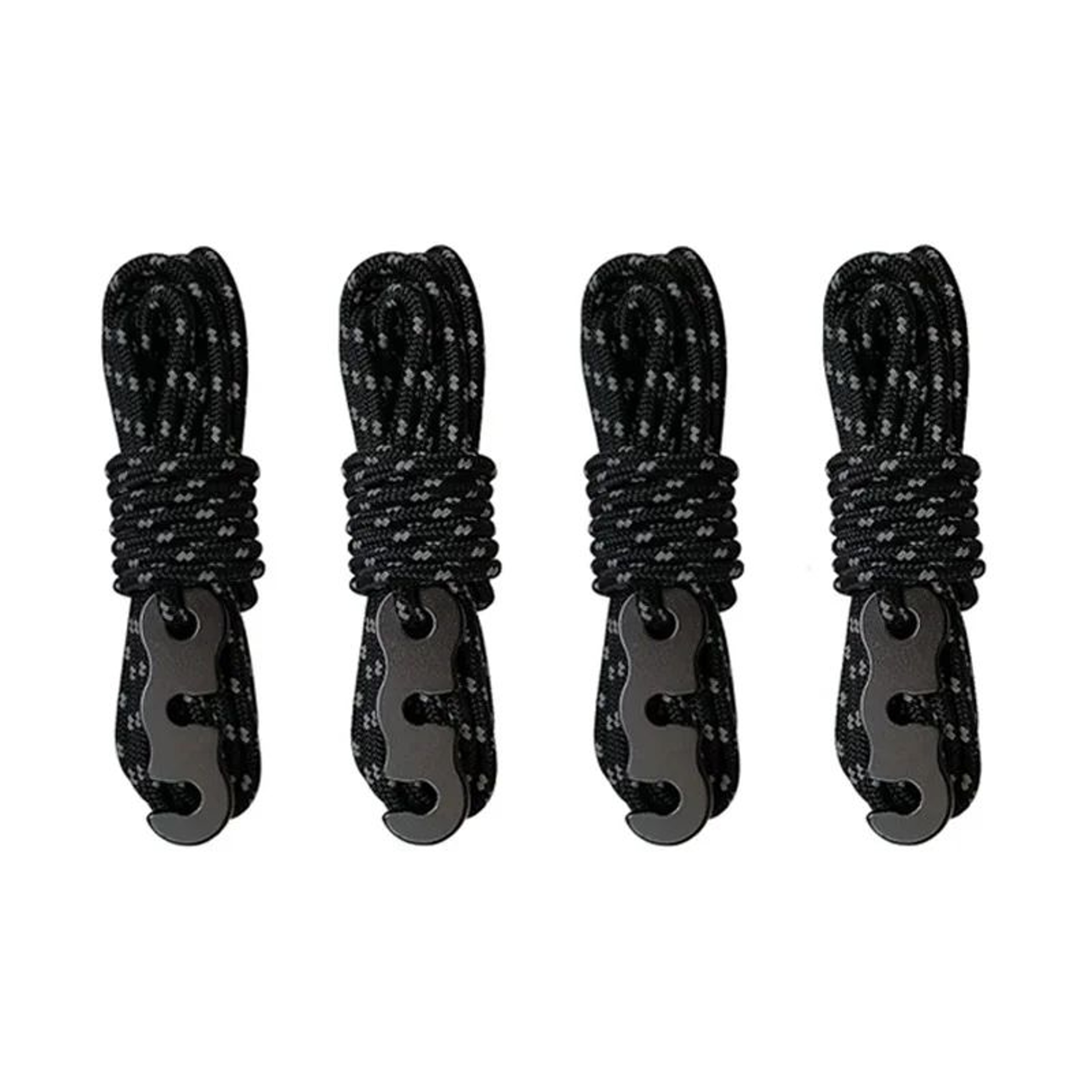 Reflective Guy Line Ropes 4Pack  Reinforced Windproof Tent Ropes With Adjustable Buckles For Tent C 6