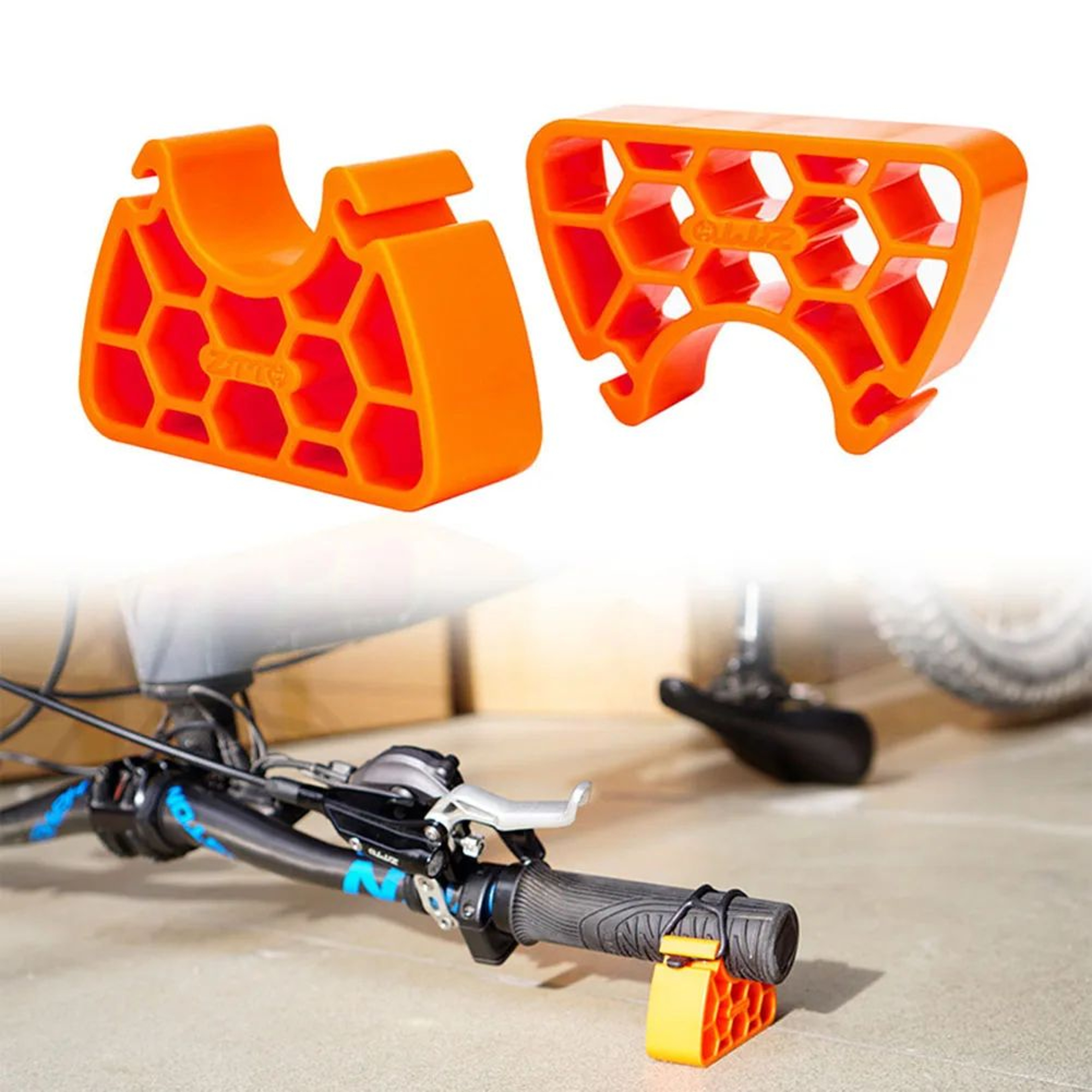 Multifunction Bike Handlebar Bracket ClipOn Handlebar Clipon Stabilizer For Safer Inverted Repairs  3