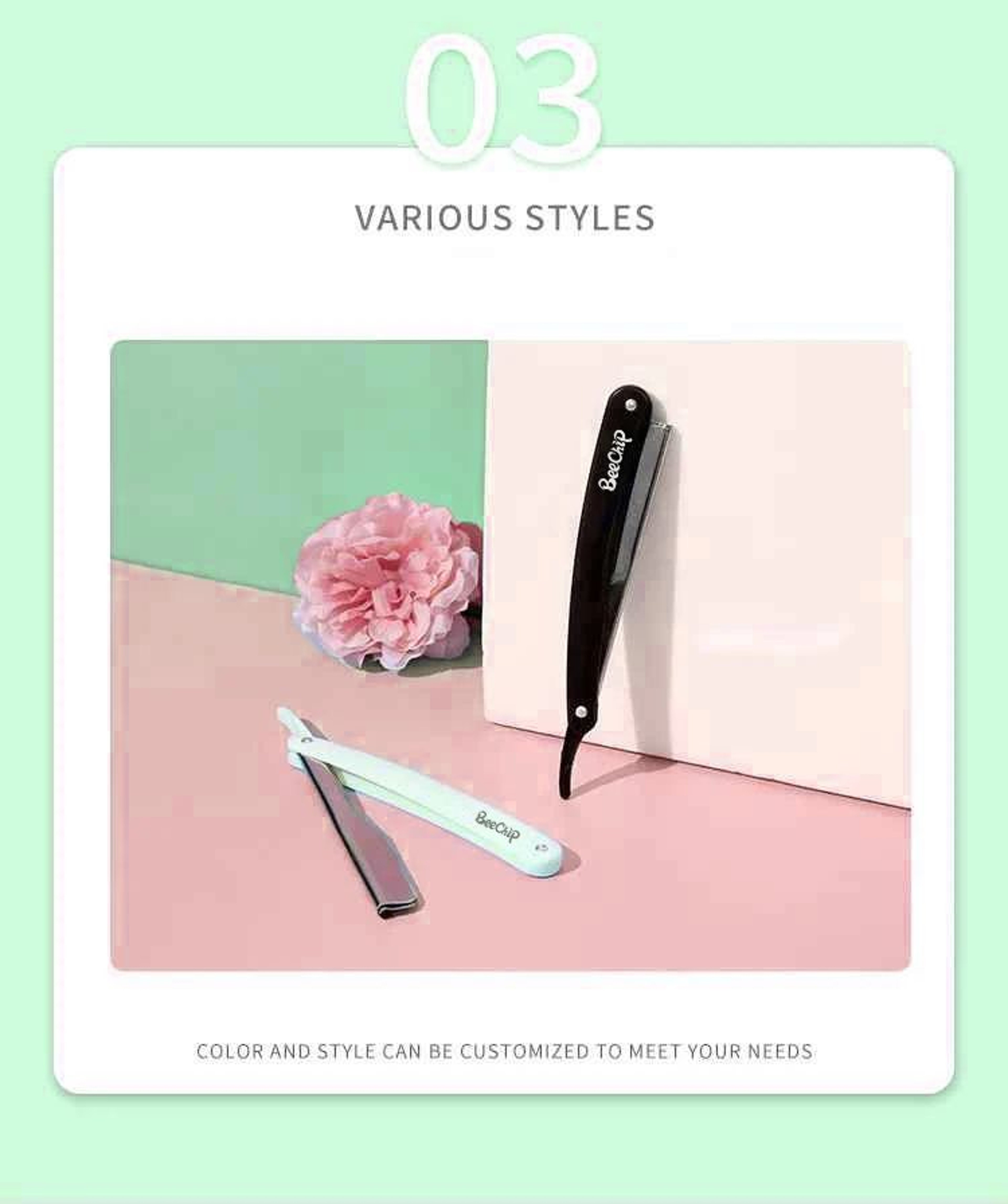 Folding Eyebrow Razor  Dermaplaning Tool  Portable Facial Hair Remover For Smooth Precise Shaping 10
