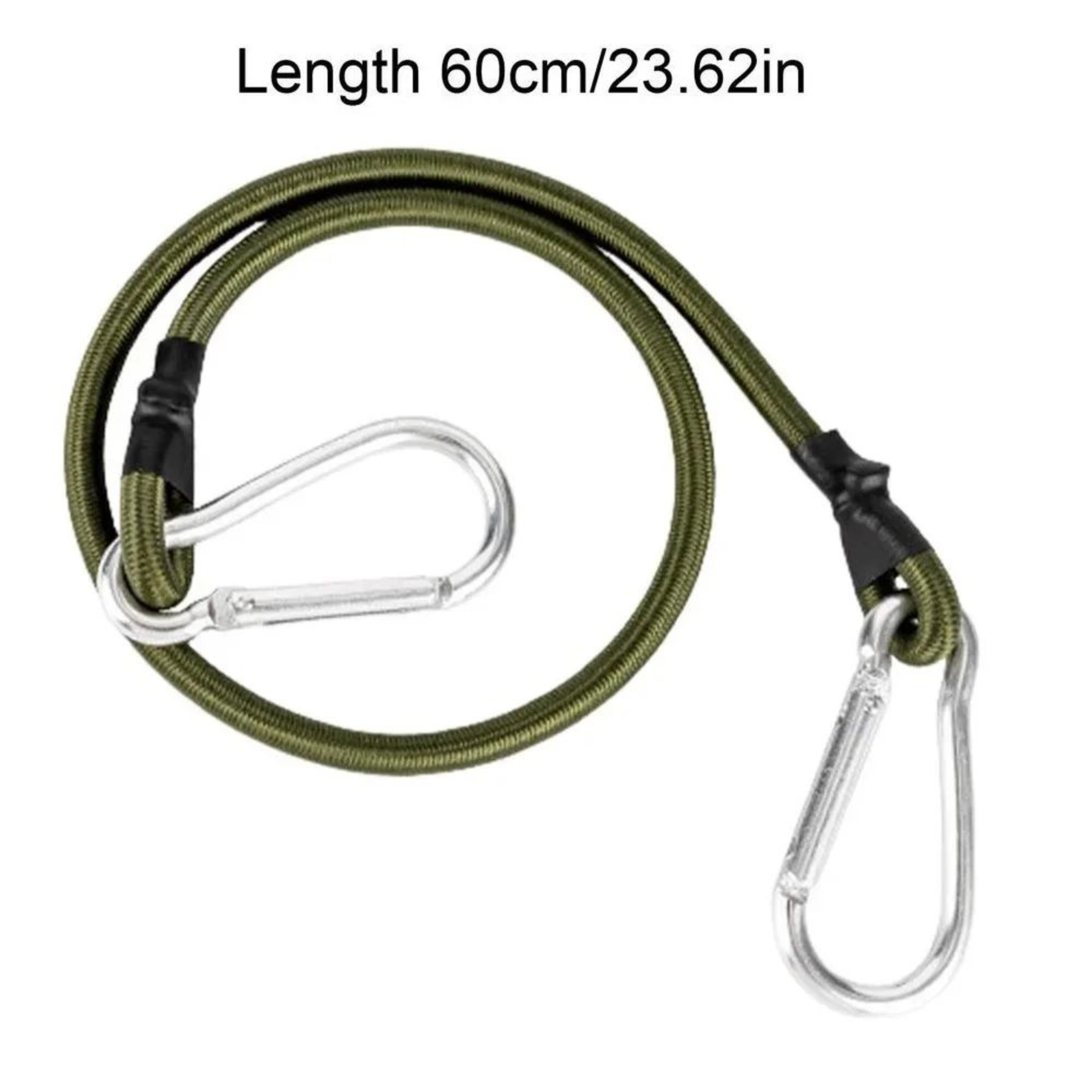 Heavy Duty Carabiner Bungee Cord TieDown Straps For Kayak Camping  Cargo 6