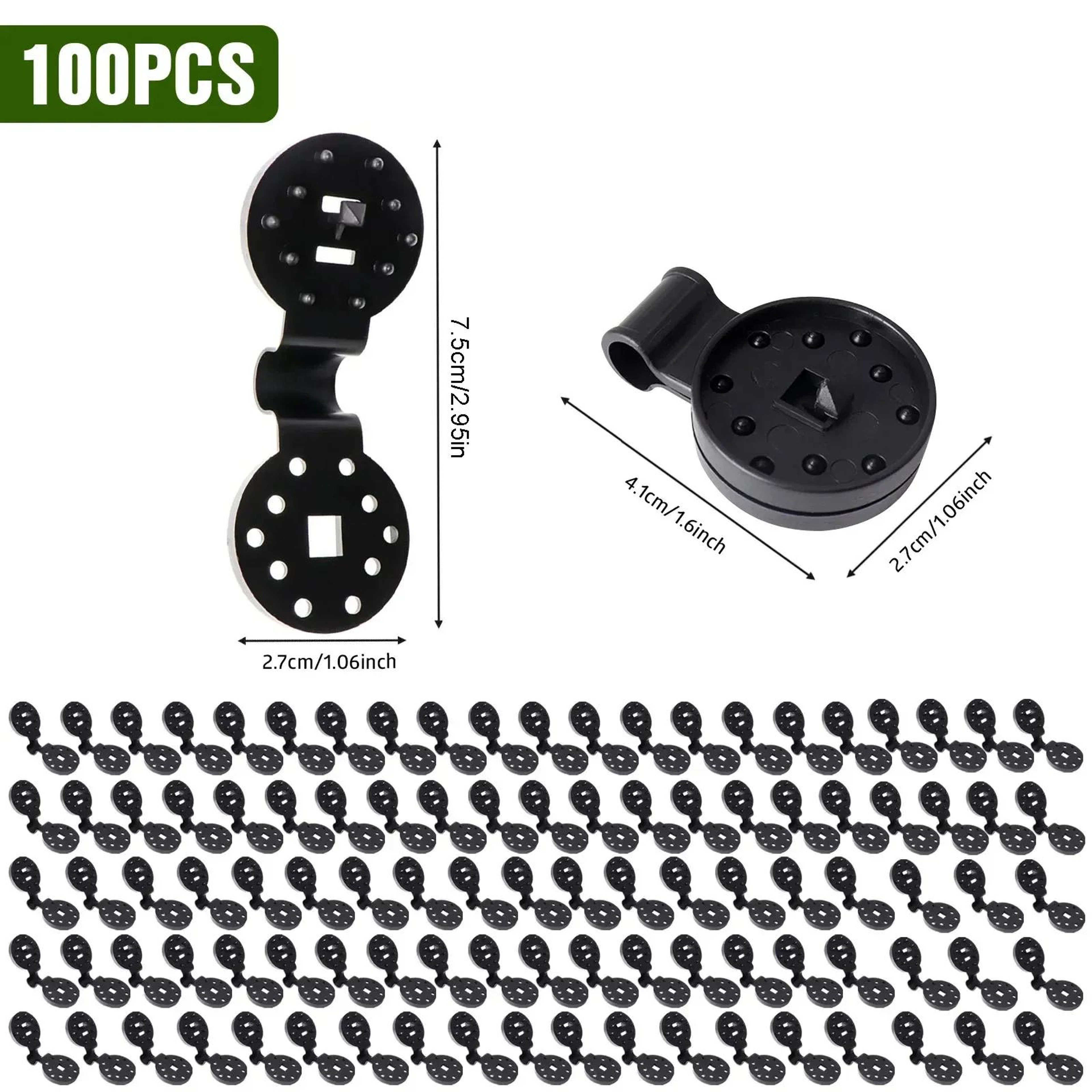 HeavyDuty Shade Cloth Clips Set  Reusable Shade Cloth Clips Windproof Awning Clips With Rope Hole 8