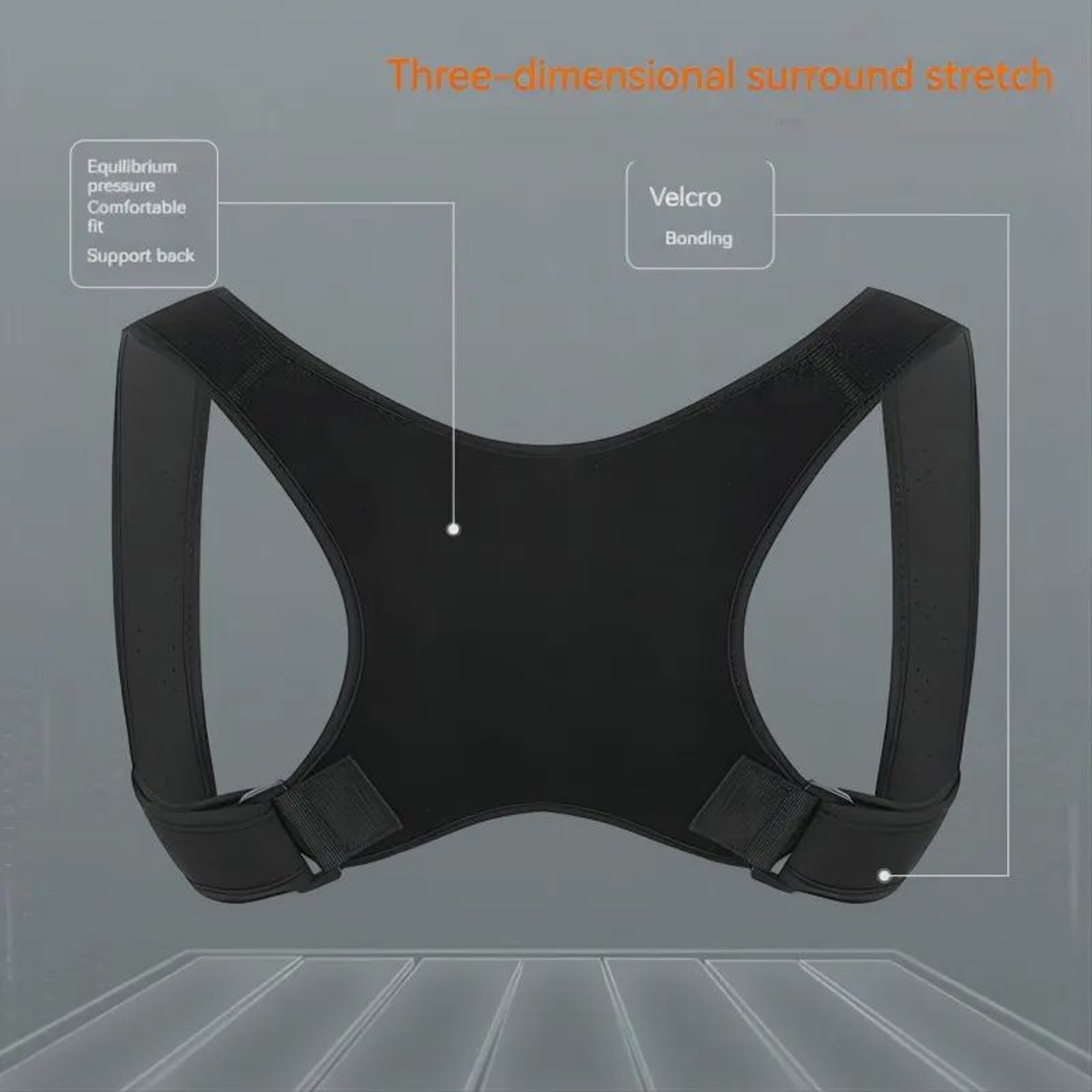 Lightweight Posture Corrector Back Brace For Shoulder  Upper Back Support 4