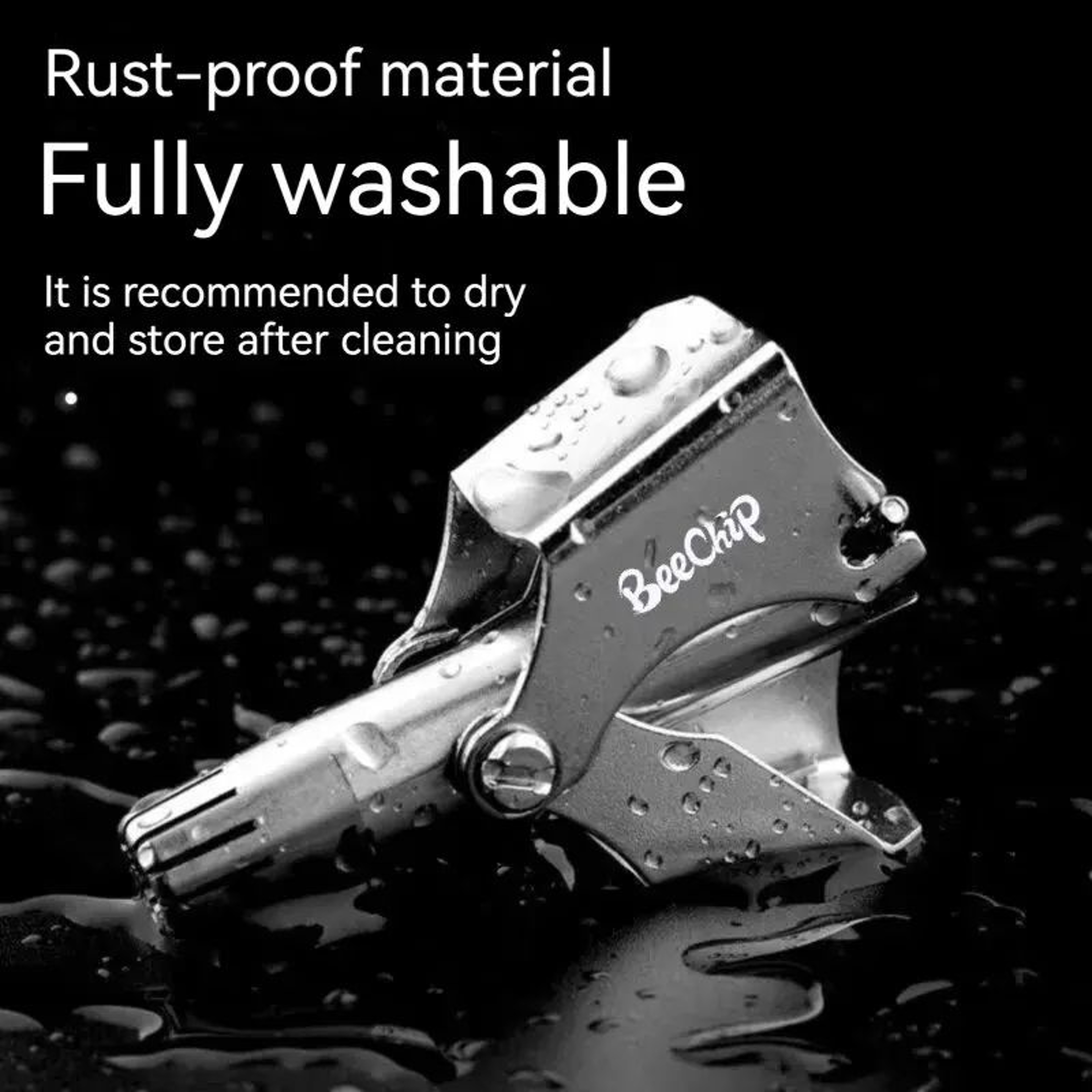 QuietClean Portable Nose Hair Trimmer  Ear Hair Trimmer  Washable Painless RustResistant Grooming T 1