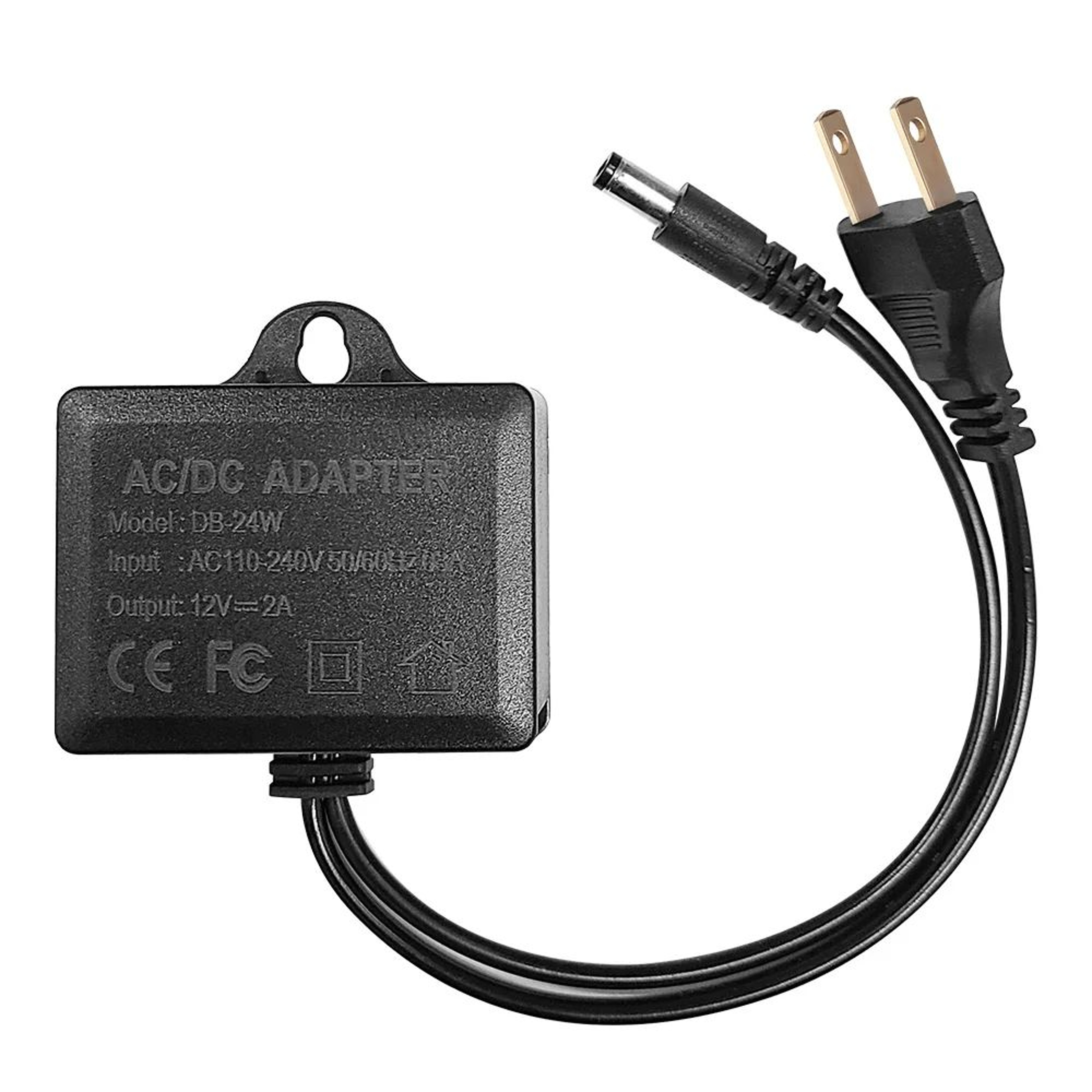 Outdoor Waterproof 12V 2A Power Adapter For CCTV Cameras  Stable AC To DC 12V Camera Power Supply M 2