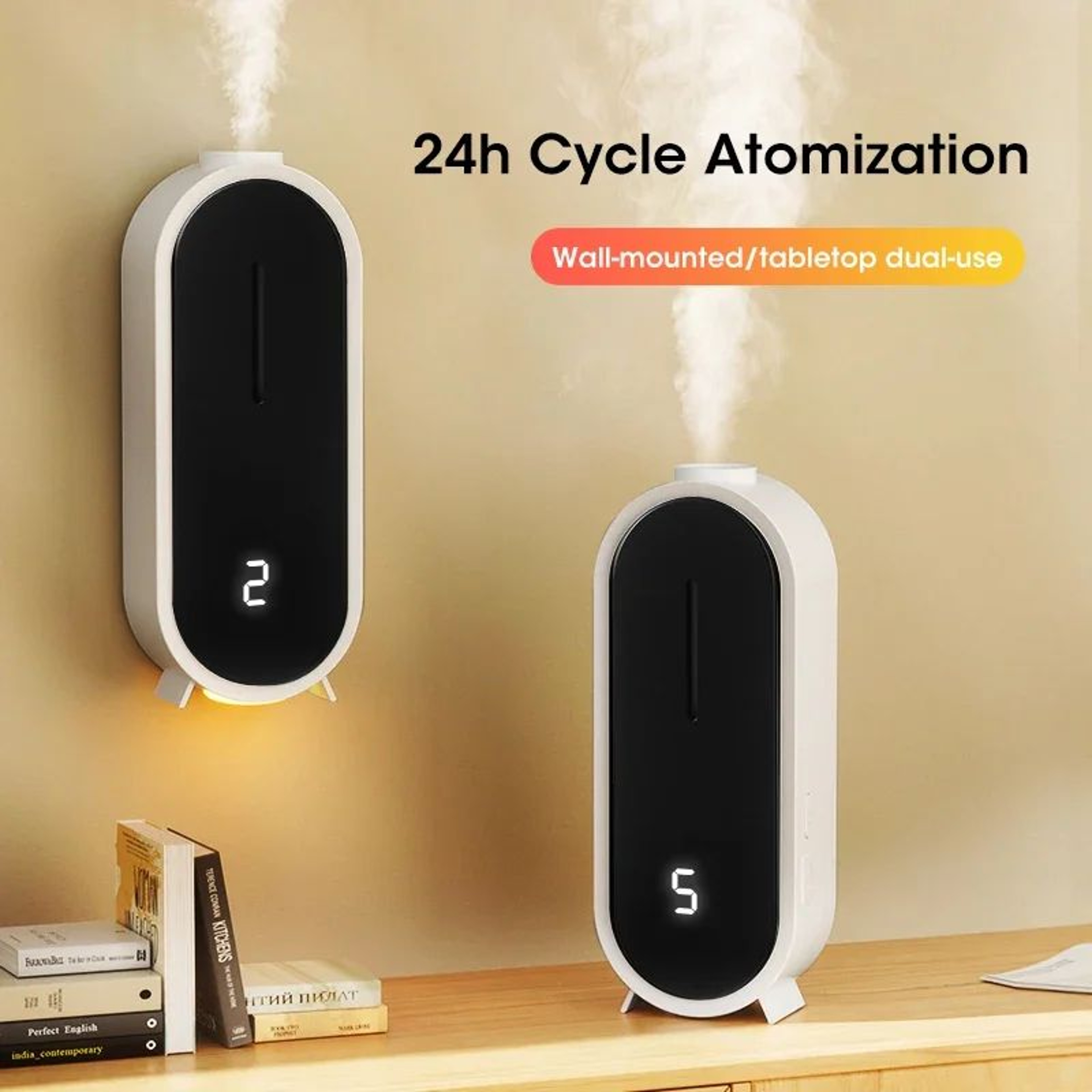 Ultrasonic Essential Oil Diffuser 50ml  Portable Aromatherapy Diffuser  Mini Humidifier For Bedroom 0