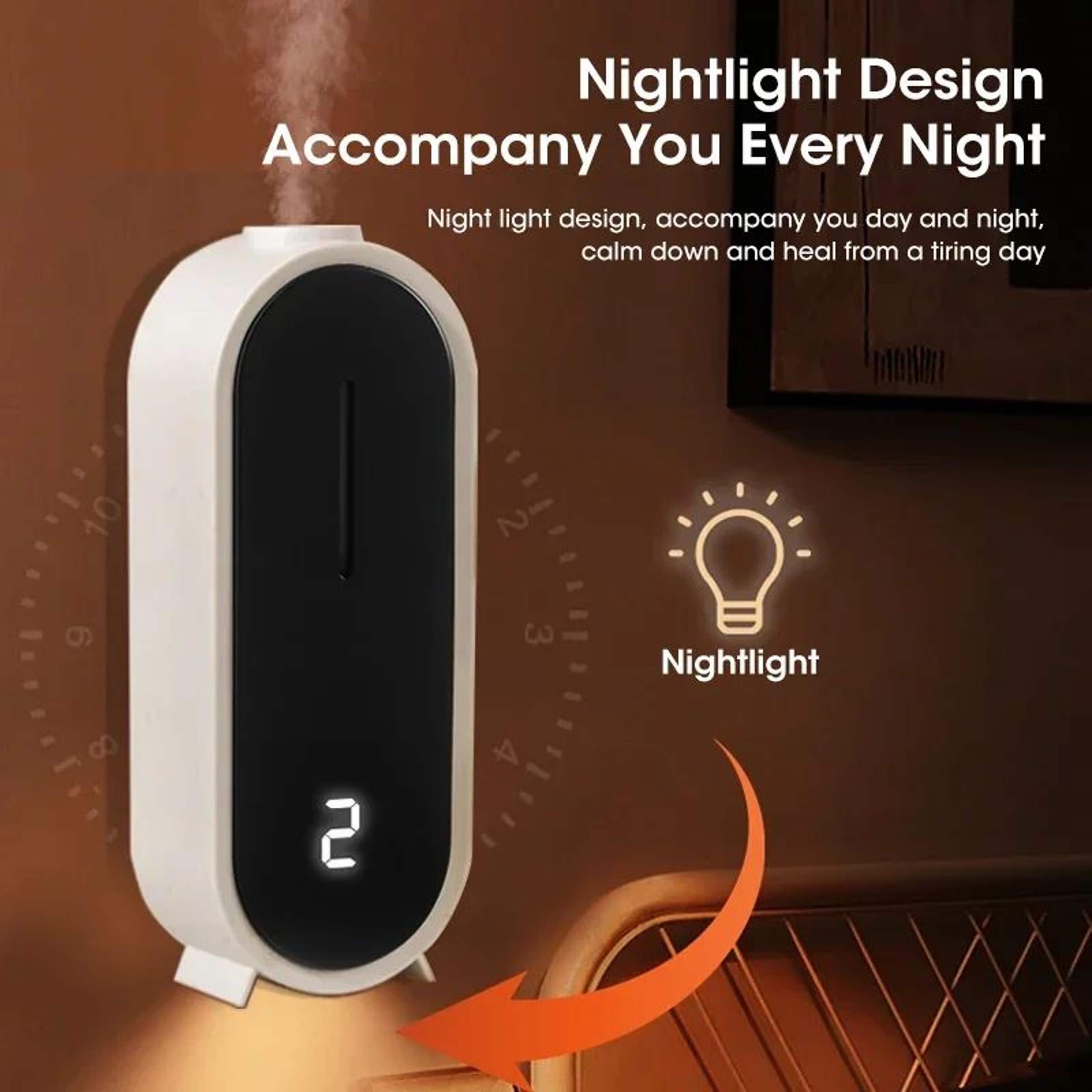Ultrasonic Essential Oil Diffuser 50ml  Portable Aromatherapy Diffuser  Mini Humidifier For Bedroom 3