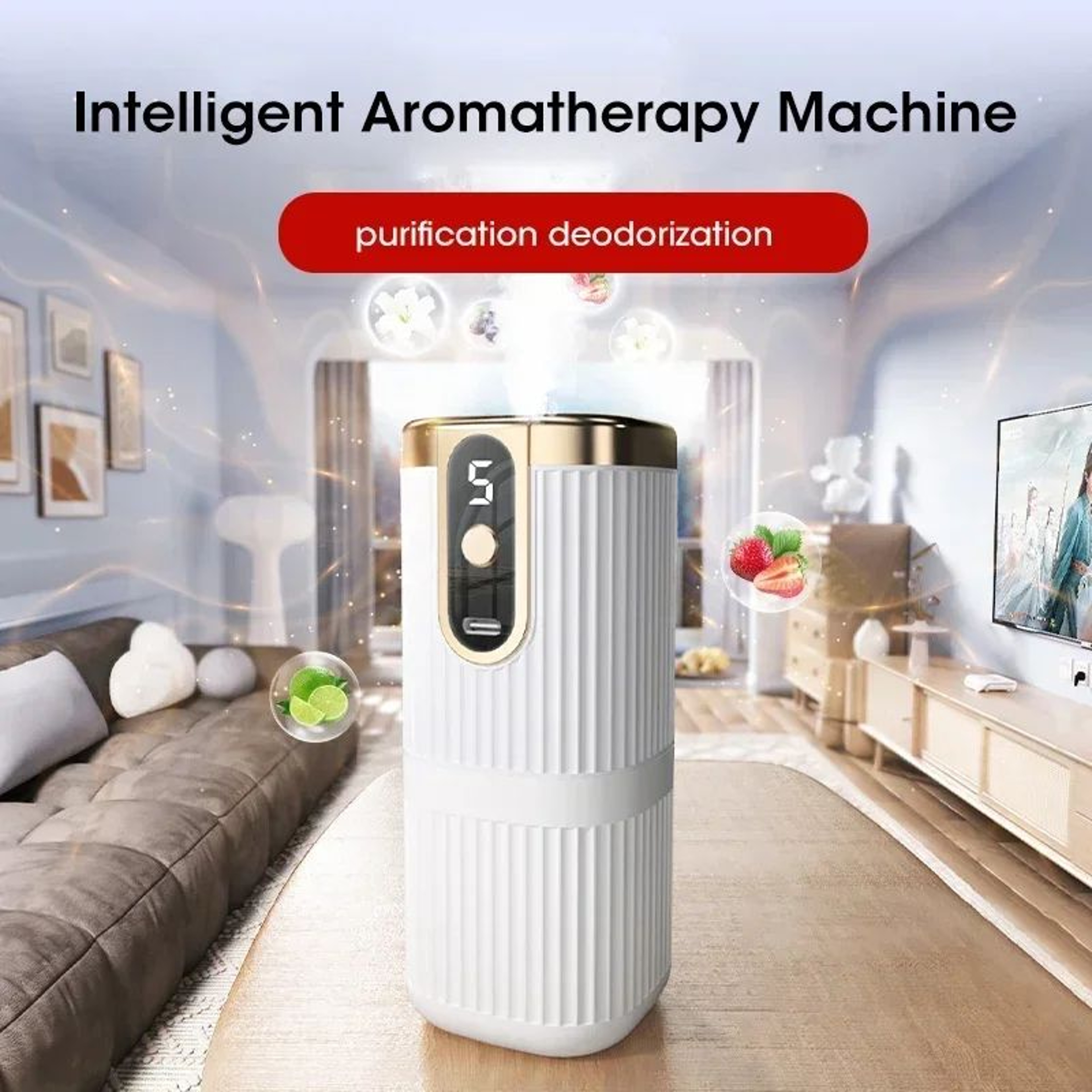 Rechargeable Mini Waterless Essential Oil Diffuser  Portable Car  Home Aromatherapy Mist Humidifier 3