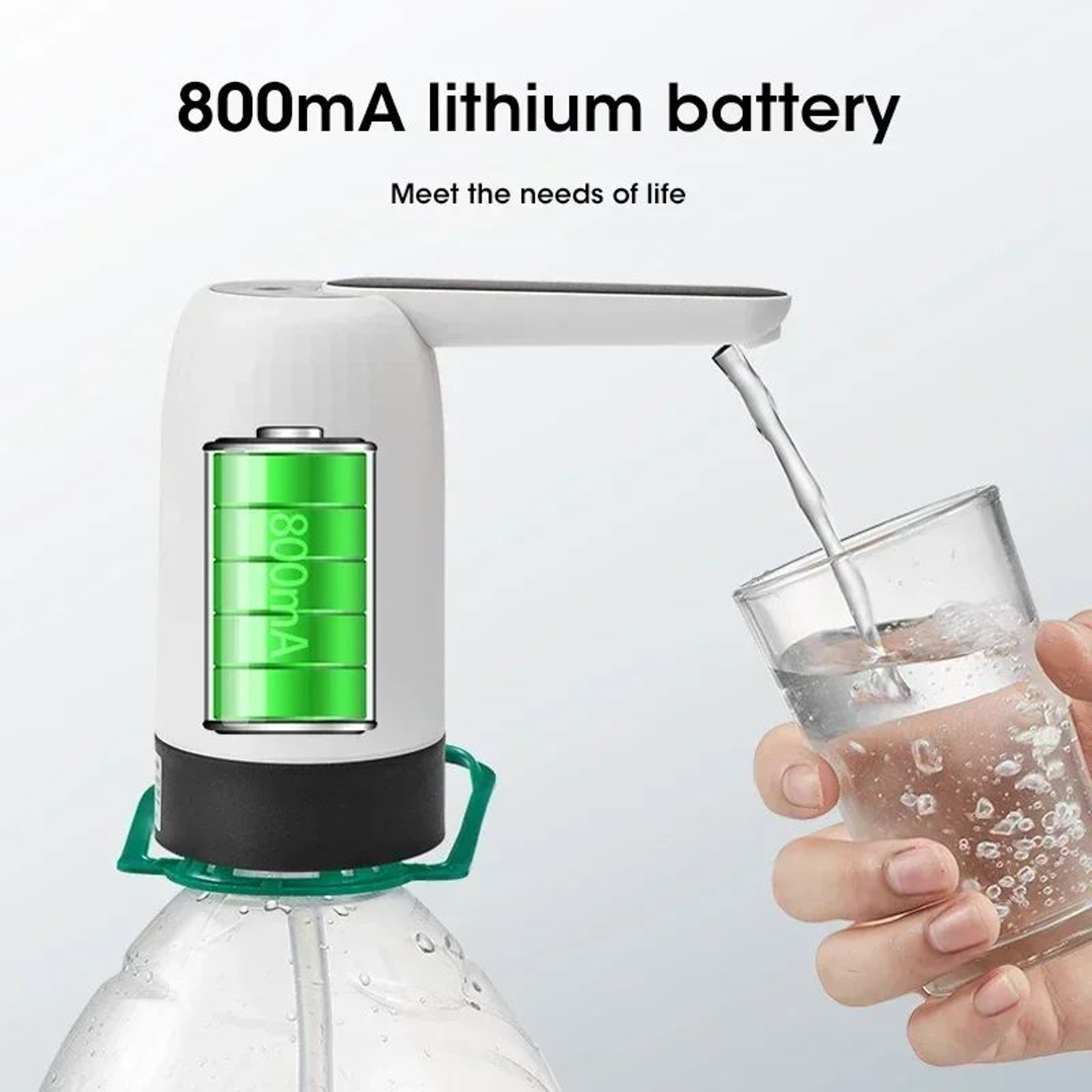 Electric USB Rechargeable Water Bottle Pump Dispenser  Portable Automatic Drinking Water Pump 4