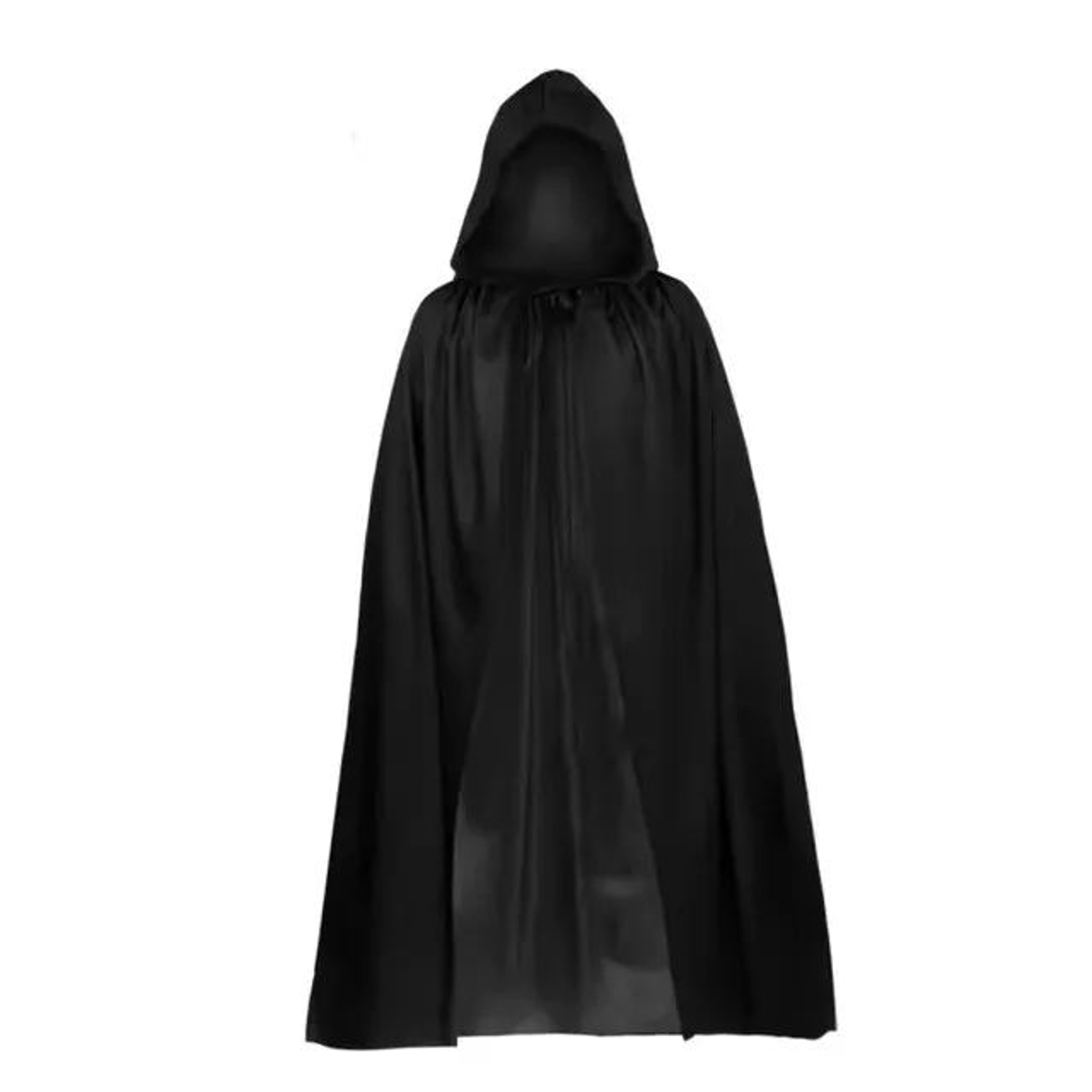 Grim Reaper Costume Set With Hooded Black Cloak  Skeleton Prop  Halloween Cosplay For Kids  Adults 8