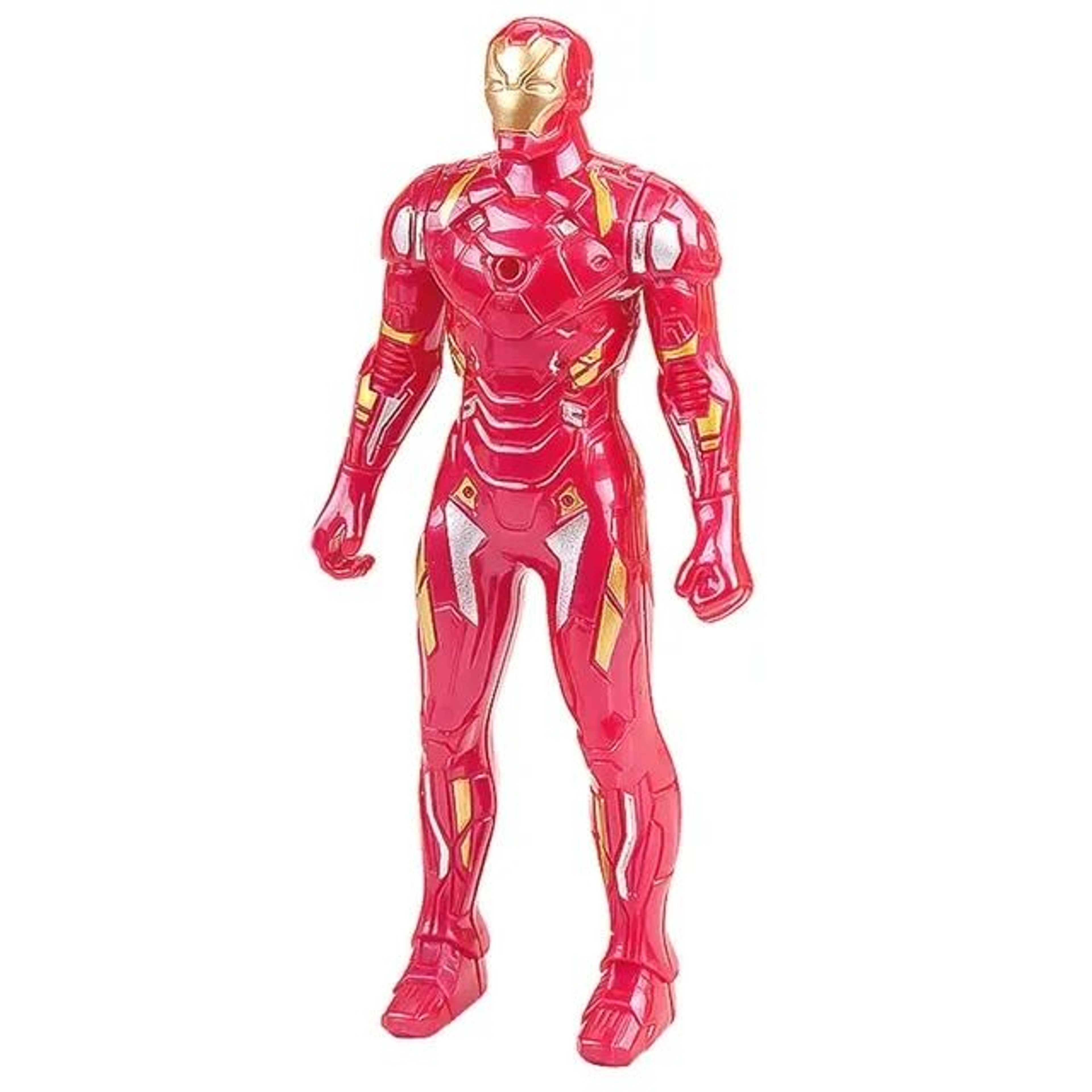 Marvel Action Figure Set  Luminous Spider Man Hulk  Iron Man Mini Models For Kids Glow Display Toys