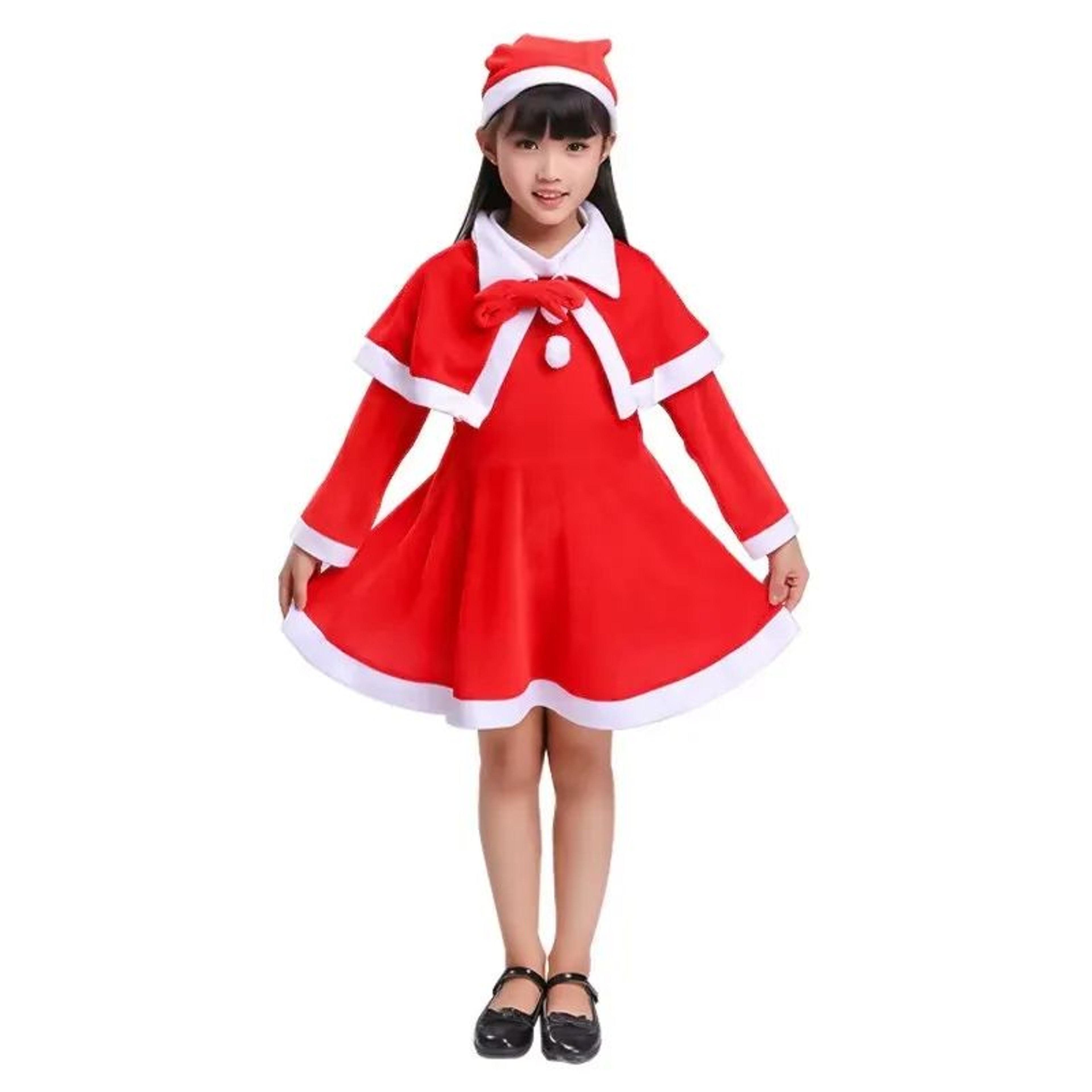 Kids Santa Costume Set  Classic Red Childrens Christmas Costume For Boys  Girls 8