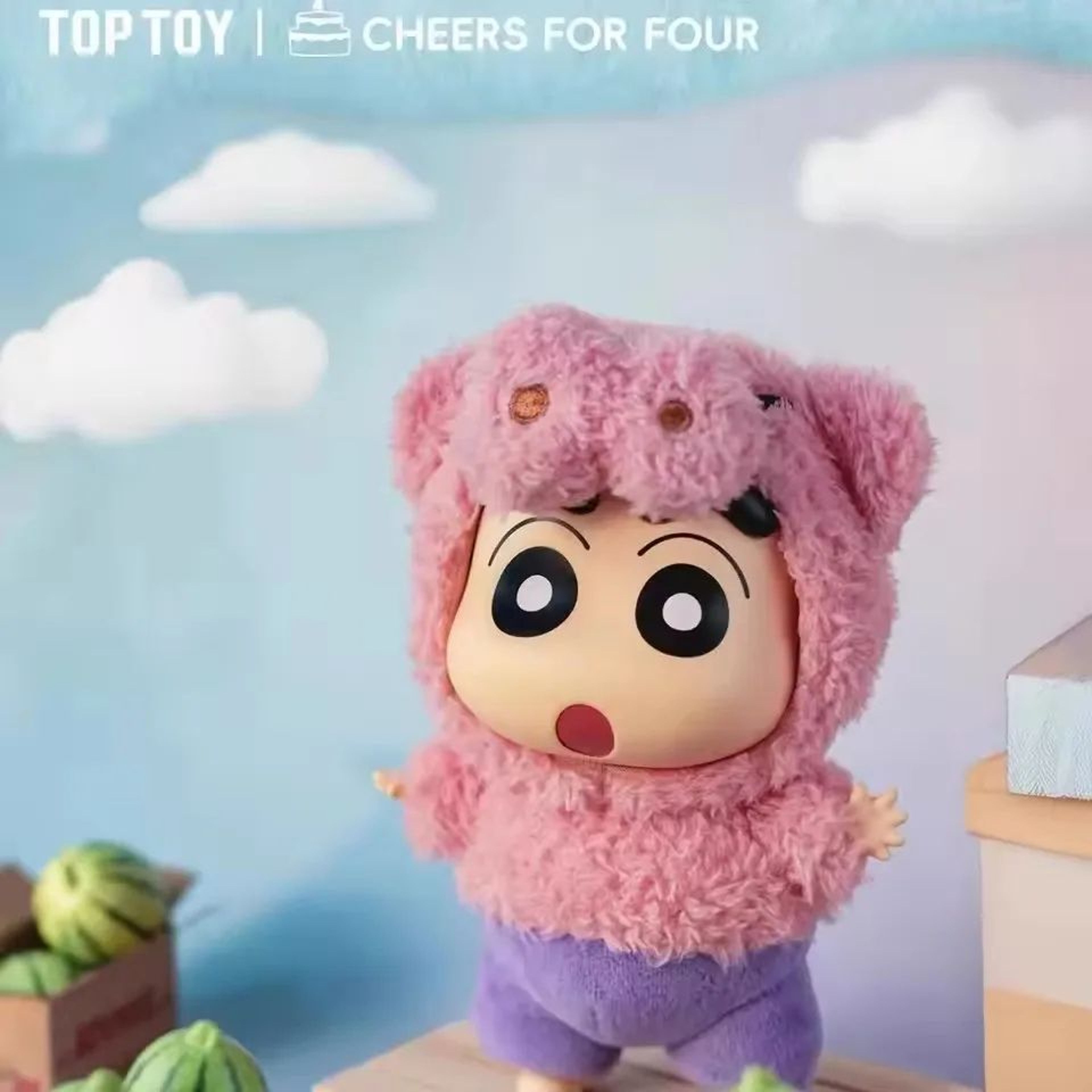 Crayon Shinchan Blind Box Party Outfit Figure  Anime Mystery Box Collectible Toy 9