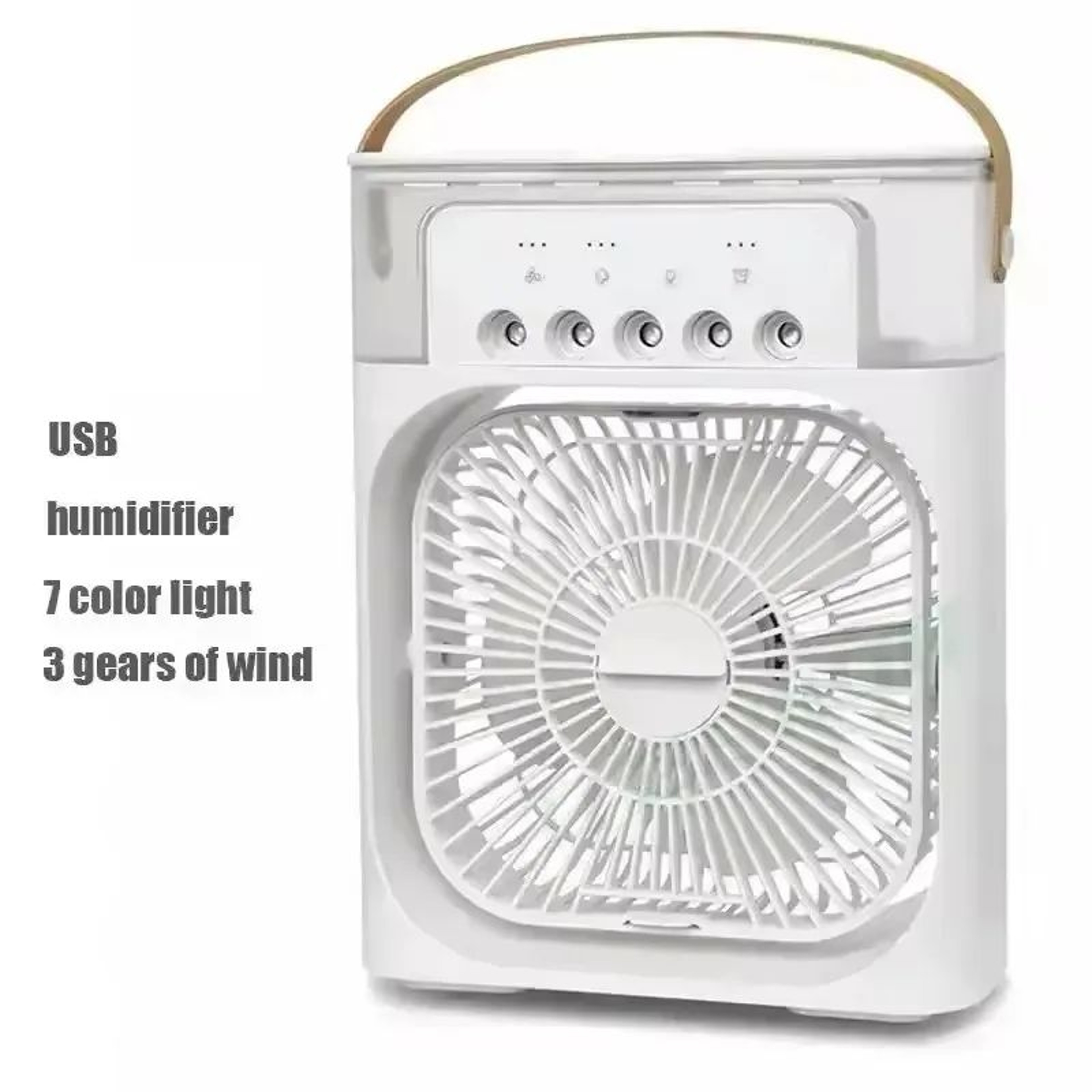 ArcticBreeze 3in1 Portable Air Cooler Fan With Humidifier  LED Night Light 6