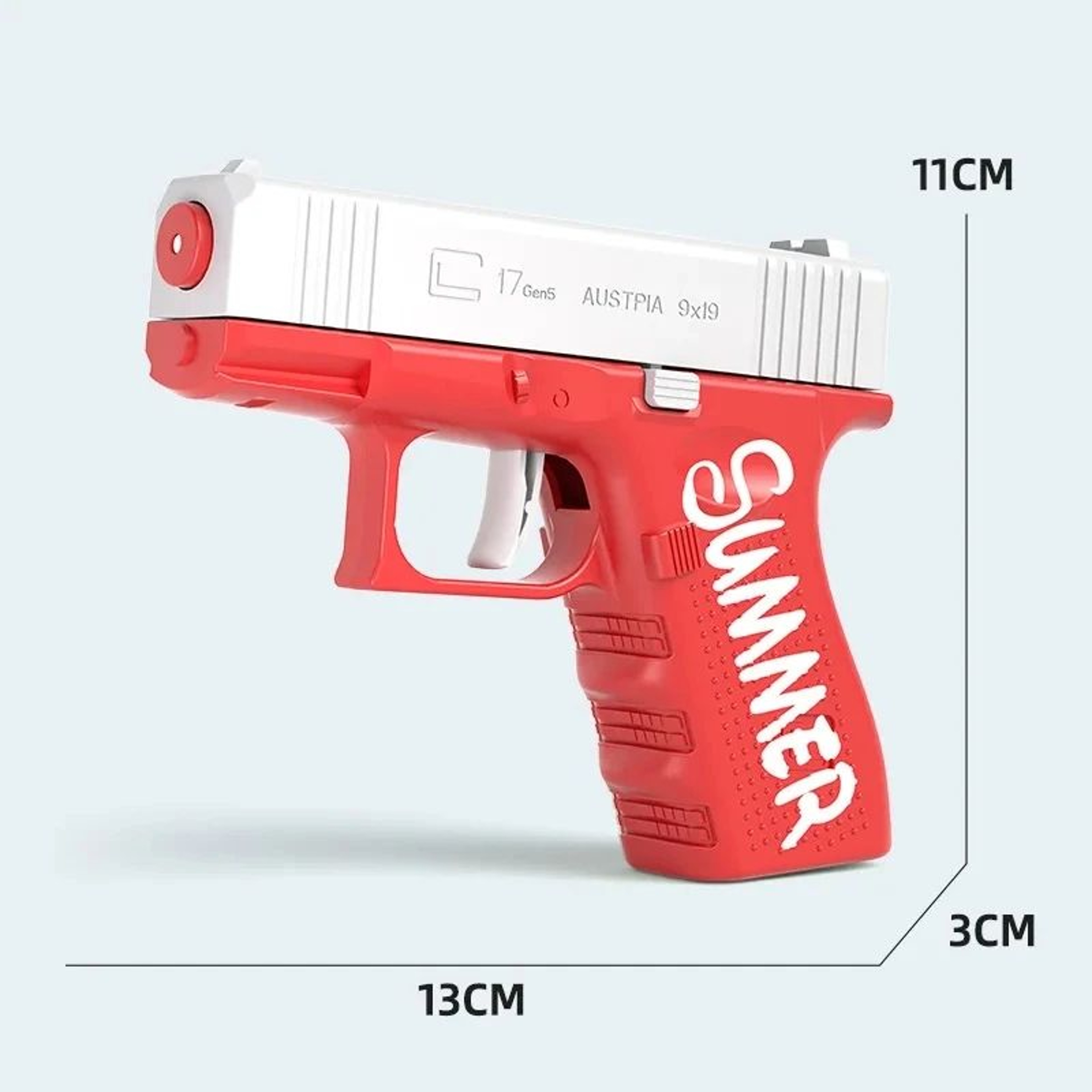 Summer Revolver Mechanical Water Gun Toy  Kids Water Blaster For Beach  Outdoor Play 5