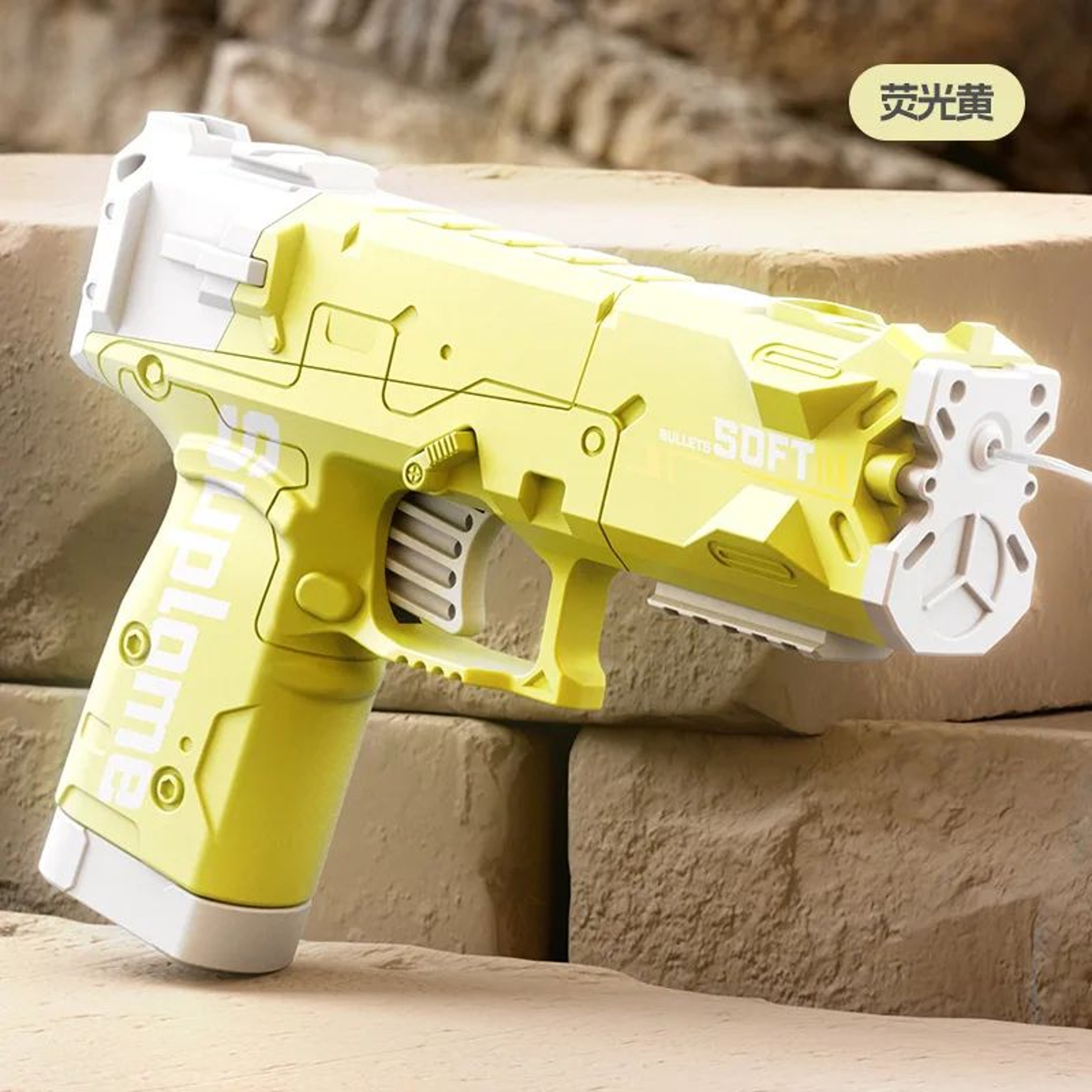 Summer Revolver Mechanical Water Gun Toy  Kids Water Blaster For Beach  Outdoor Play 19
