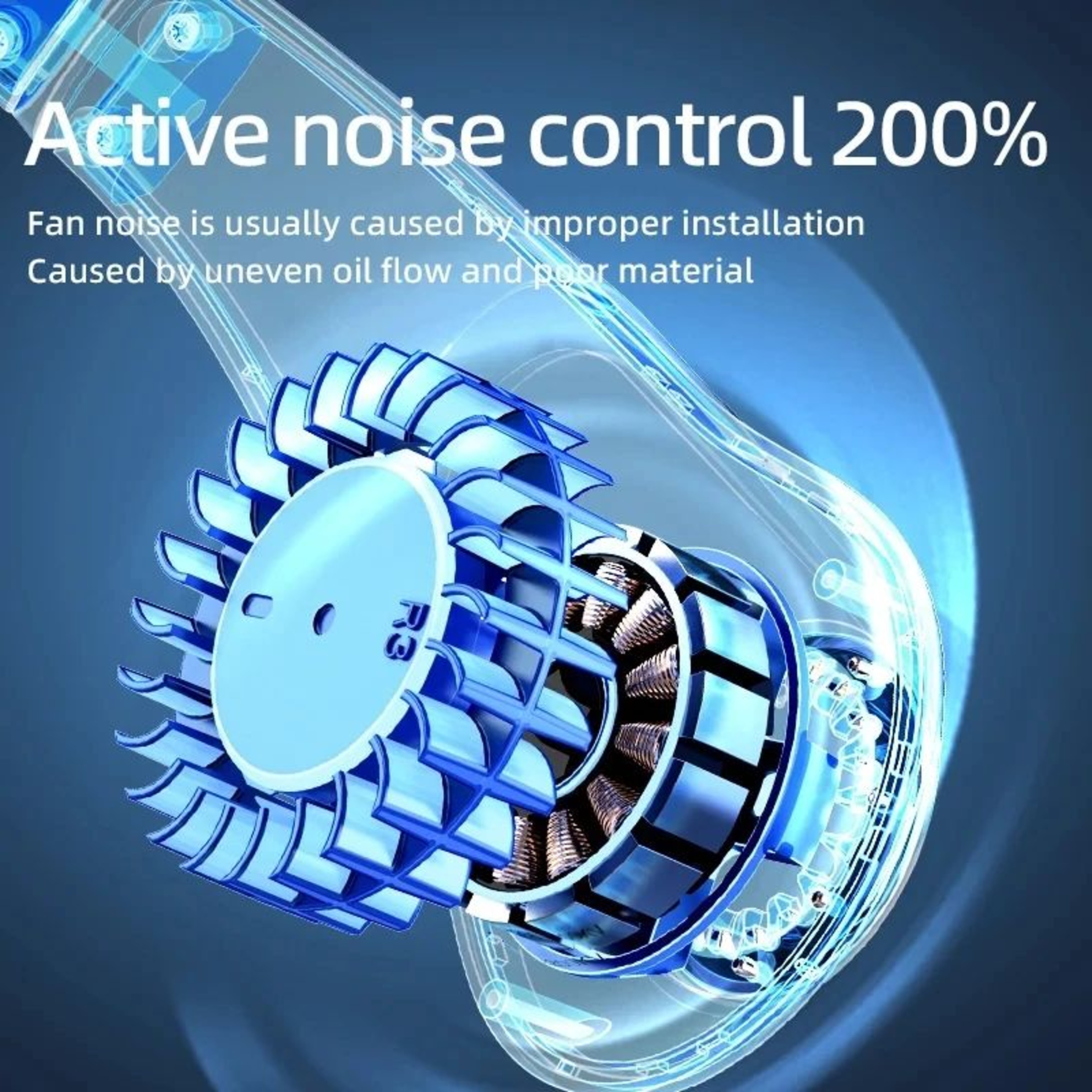 Bladeless Portable Neck Fan With Digital Display  USB Rechargeable HandsFree Neckband Cooler 4