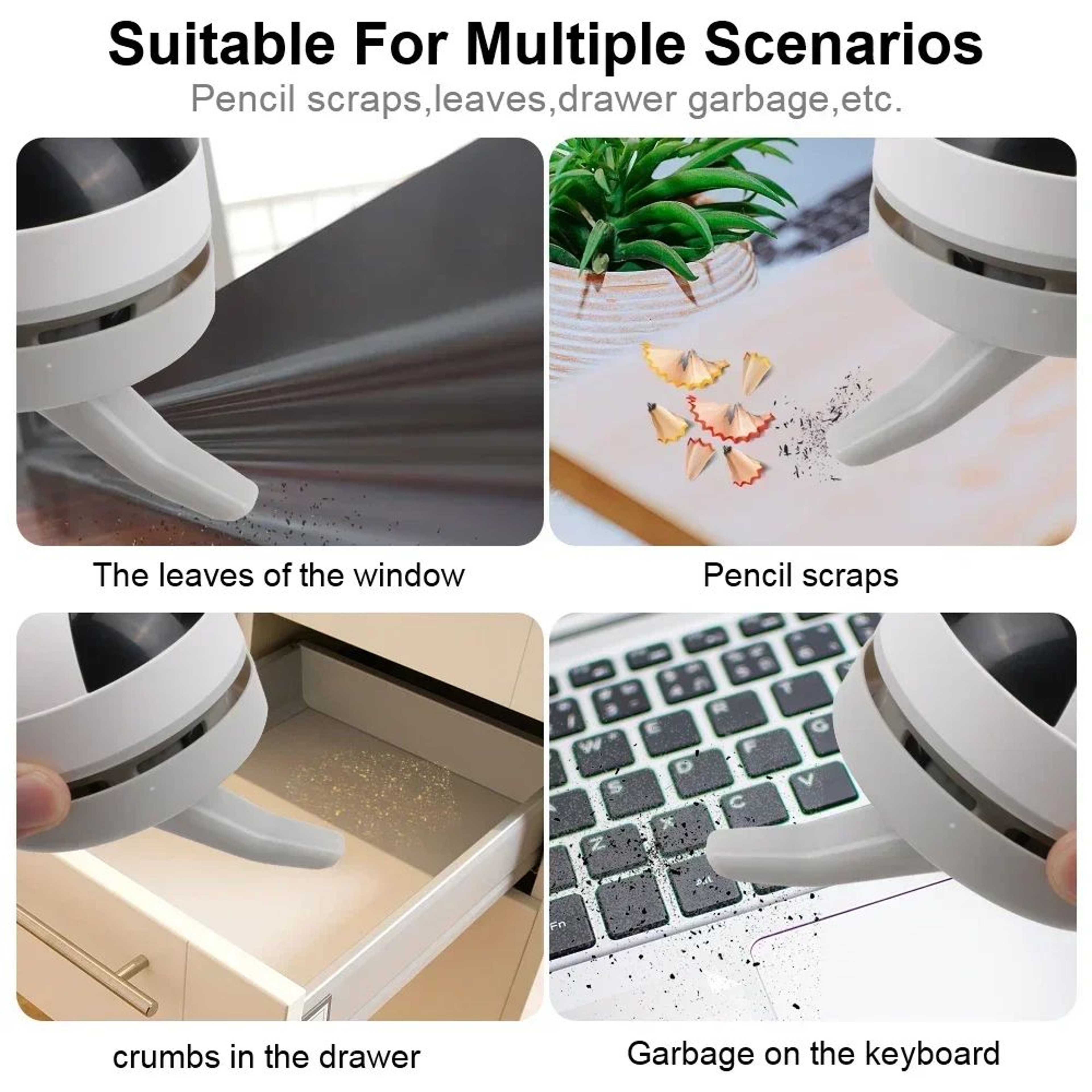 USB Rechargeable Mini Desktop Vacuum Cleaner  Cordless Keyboard Vacuum For Desk Car  Home Quick Cle 1