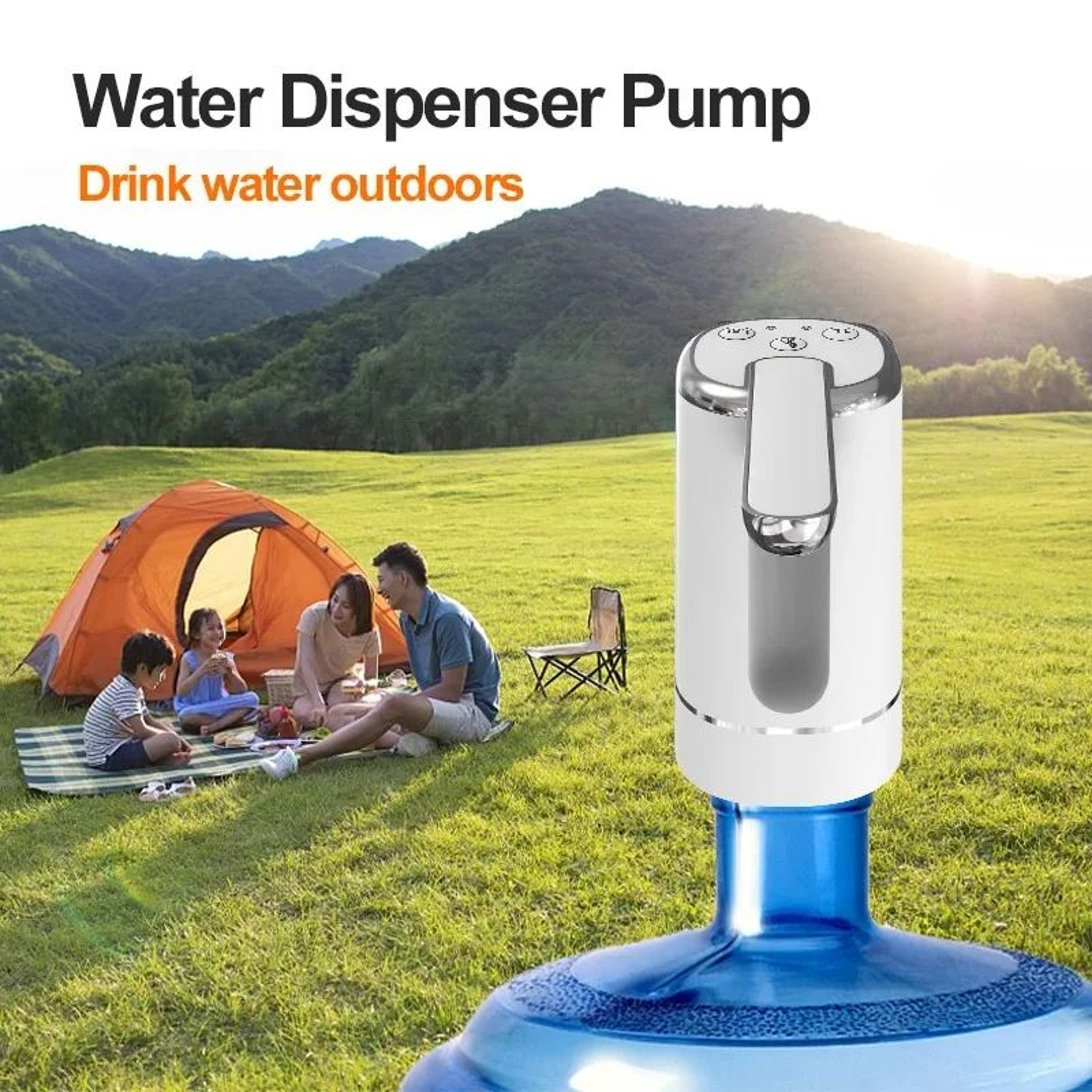 Foldable USB Electric Water Dispenser Pump For 5 Gallon Bottles  Portable Automatic Water Bottle Di 4