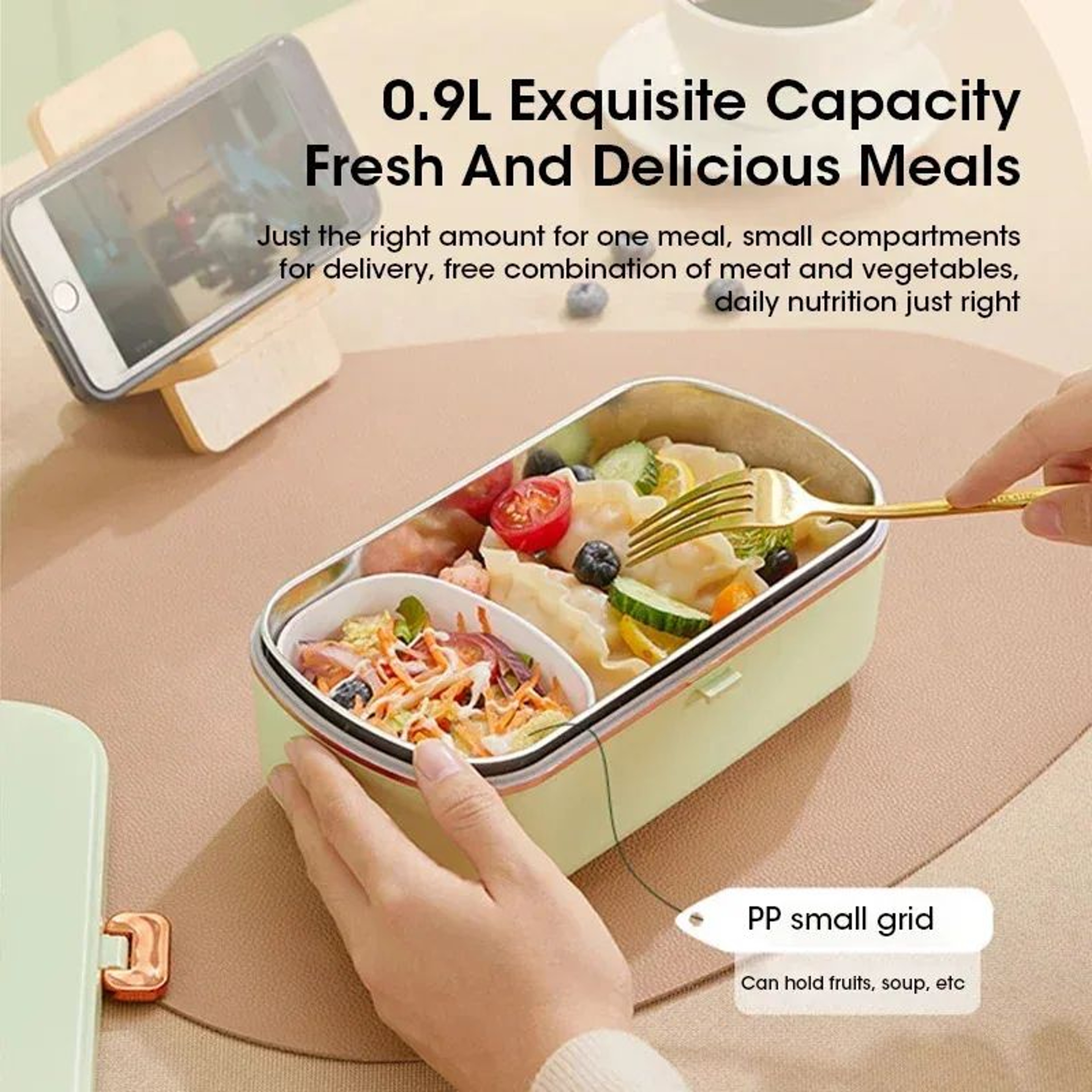 Electric Lunch Box Heater  Portable Food Heater For Hot Meals Anywhere 3