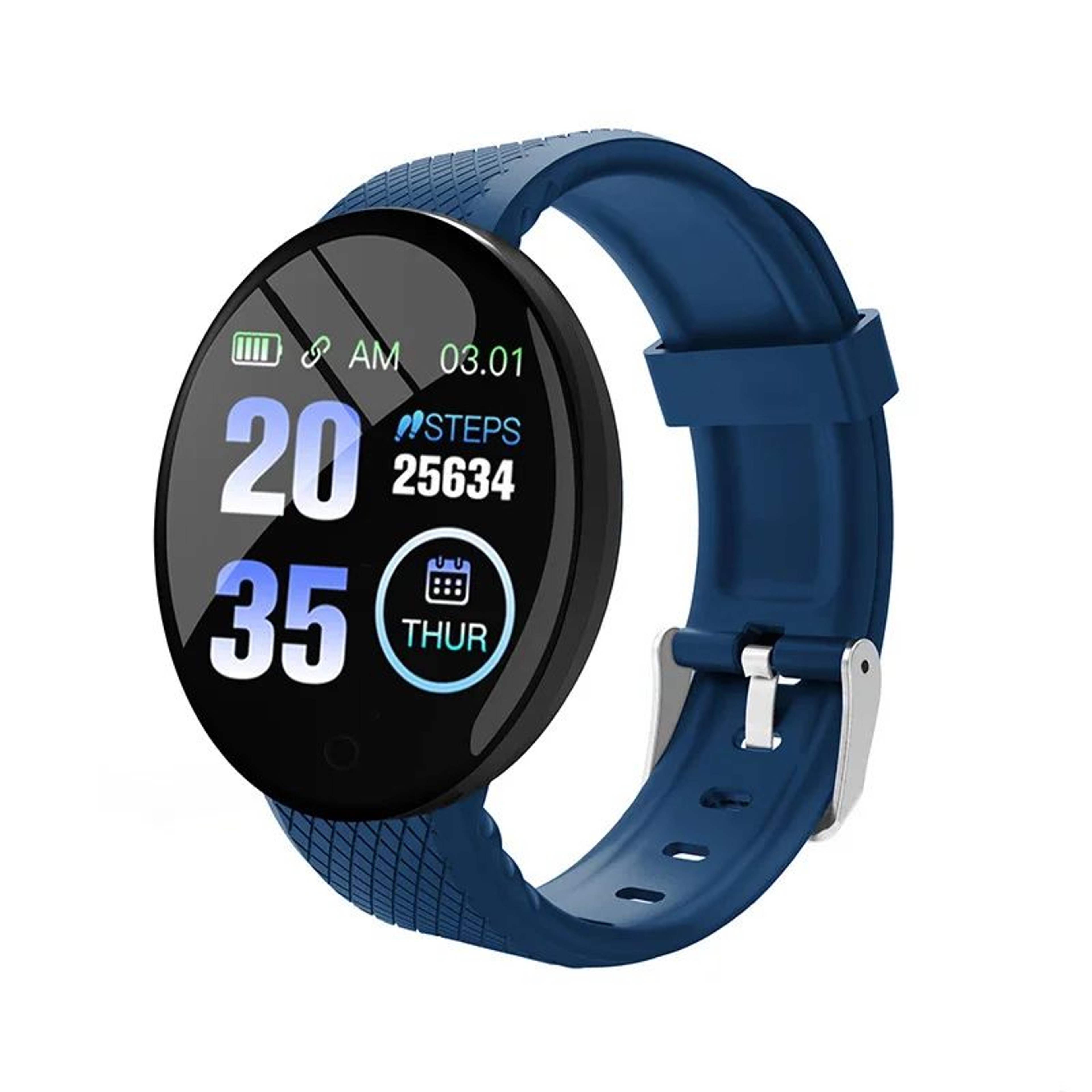 D18 Circular Color Screen Smartwatch  Fitness Tracker Watch With Call  Message Notifications 7