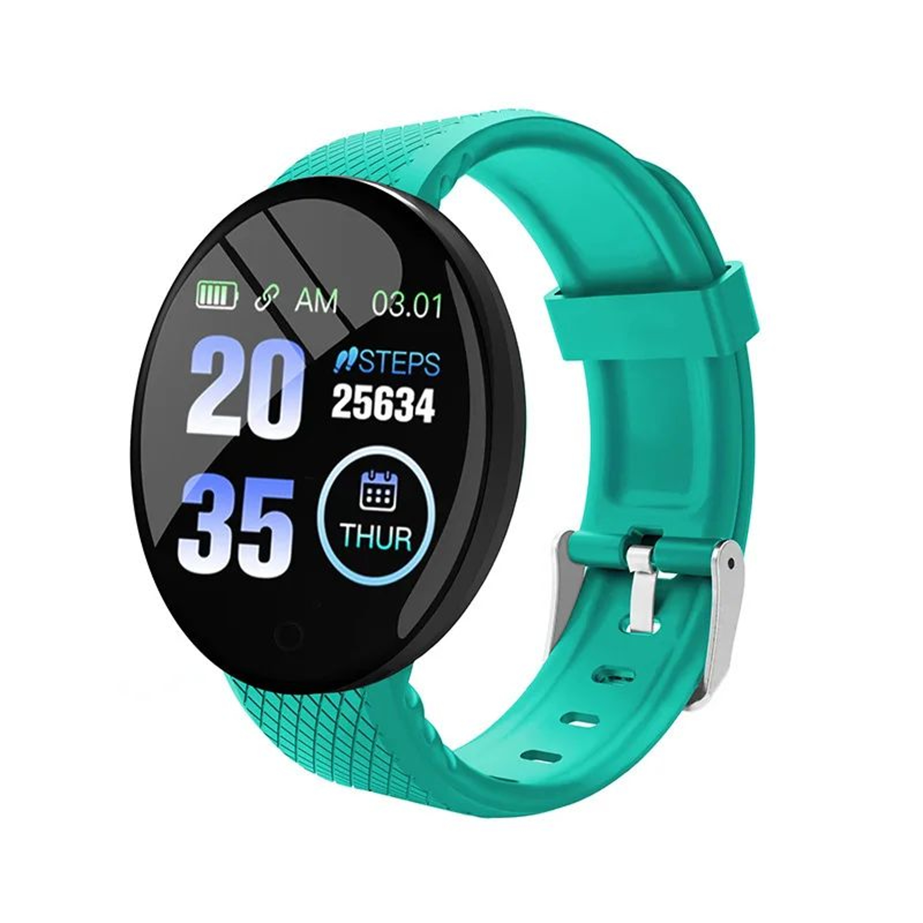 D18 Circular Color Screen Smartwatch  Fitness Tracker Watch With Call  Message Notifications 6