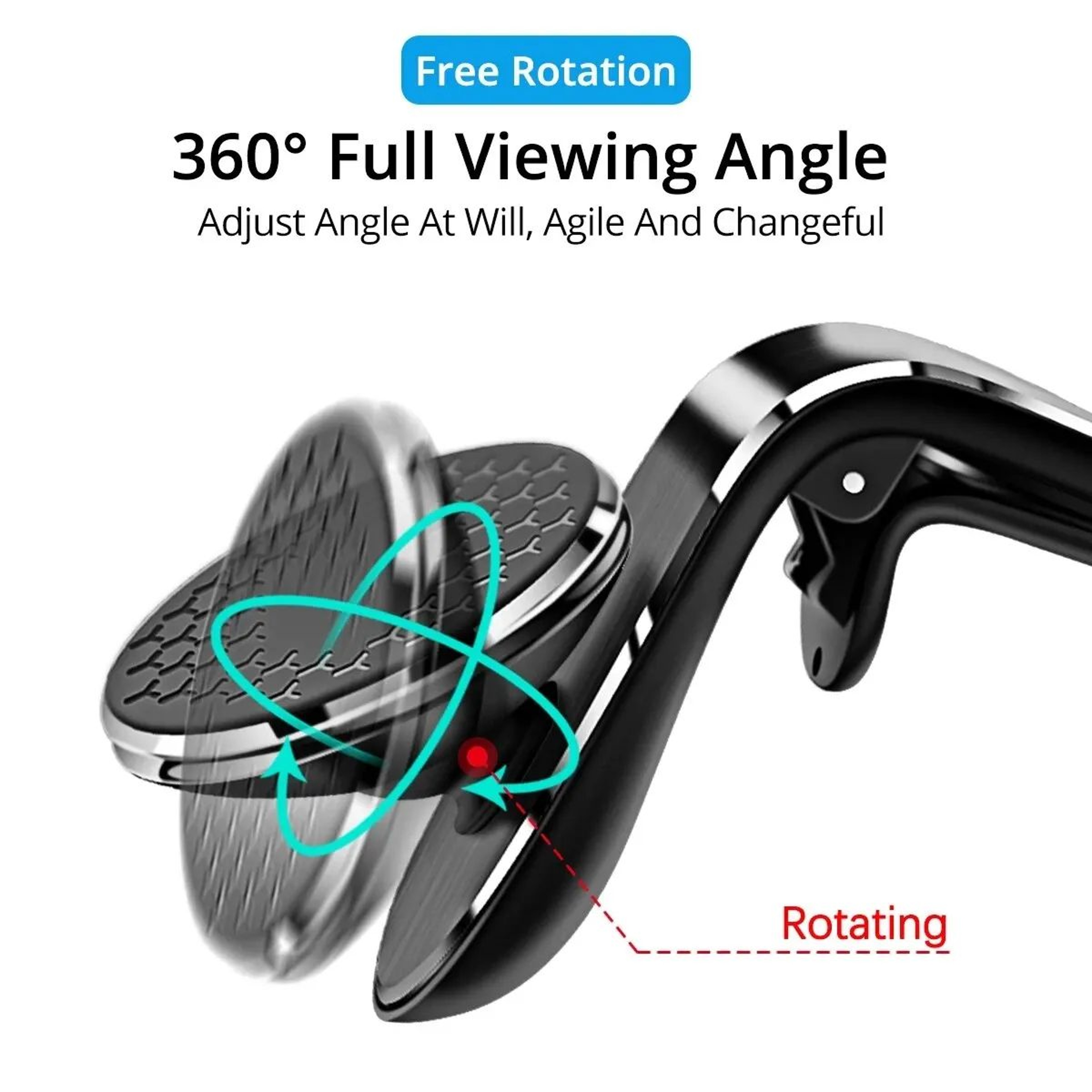 Magnetic Car Phone Holder Air Vent Mount With 360 Rotation  Secure Universal Smartphone Stand 1