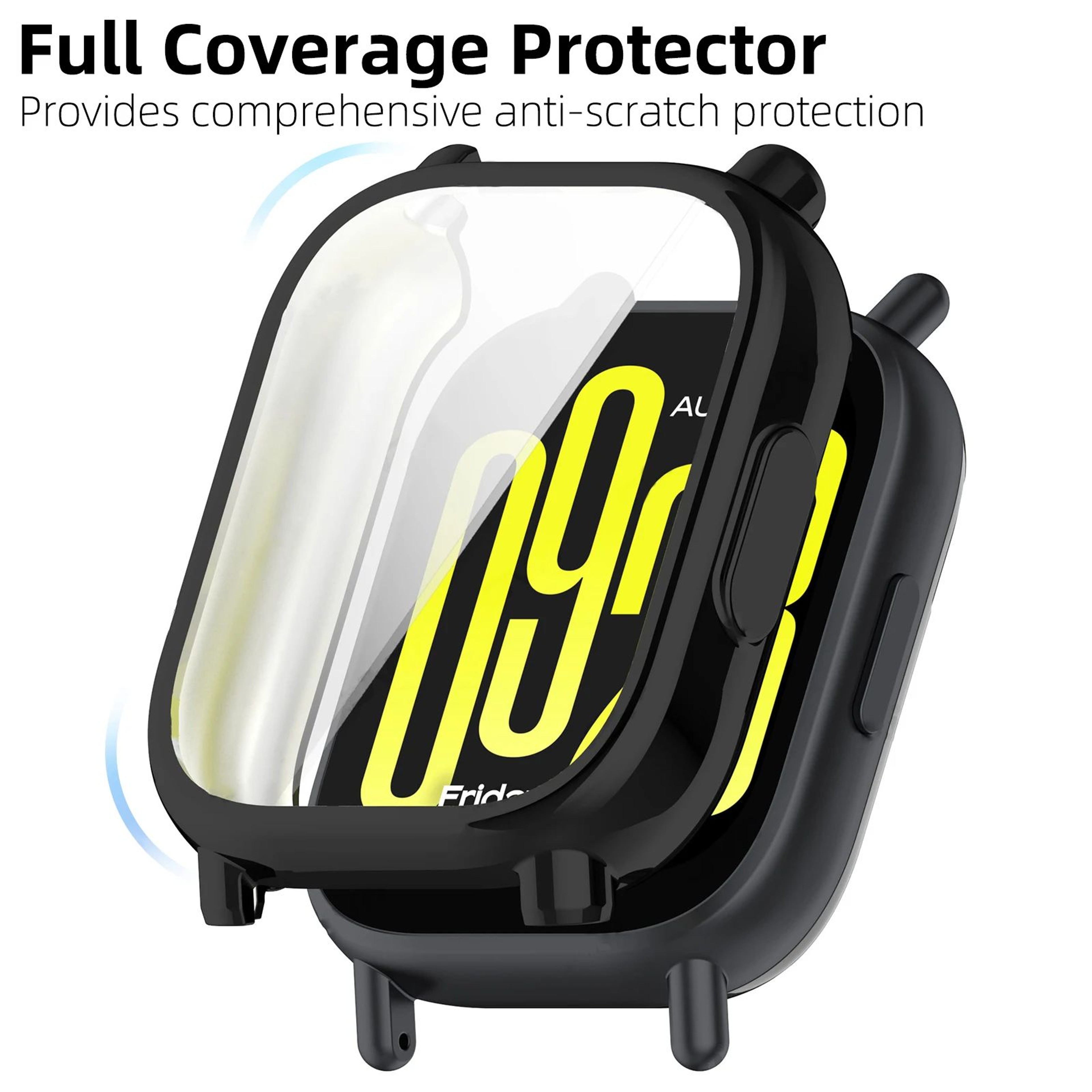 Redmi Watch 5 TPU Protective Case With Screen Protector  FullCover Bumper For Watch 5 Lite  Active 4