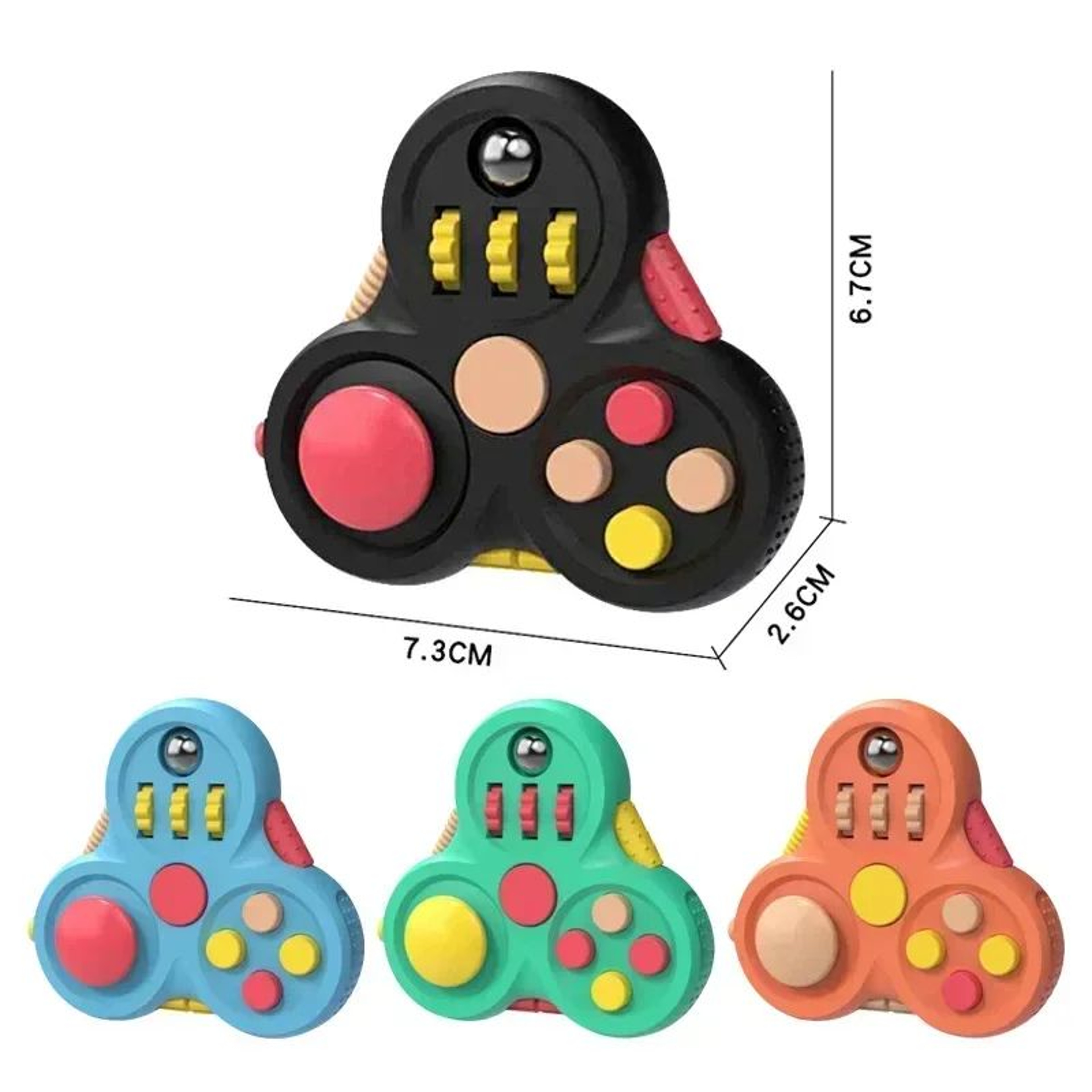 Rainbow Balance Fidget Spinner  SmoothSpin EDC Hand Spinner For Calm Focus  Stress Relief 4