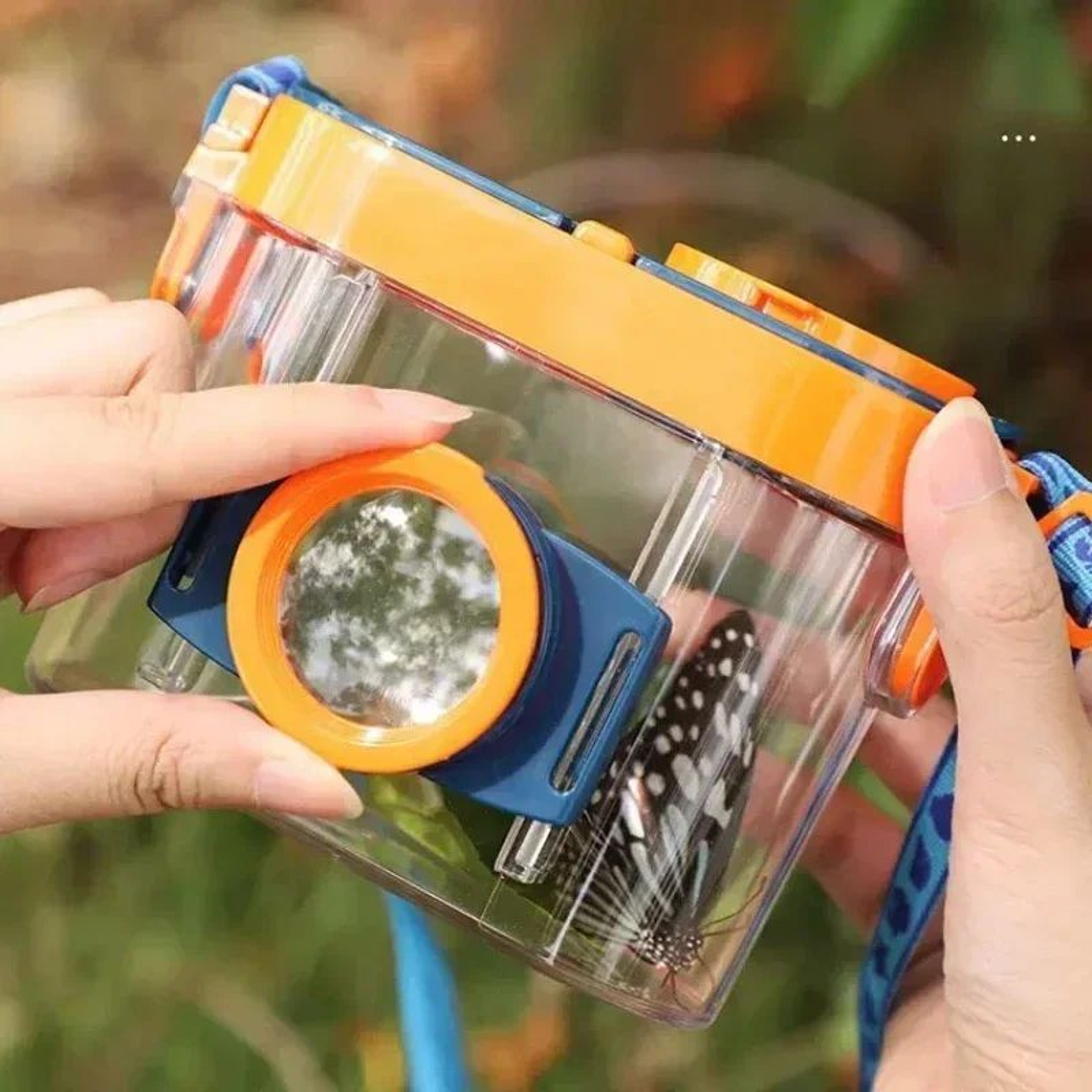 Kids Bug Viewer Magnifier Box  Insect Observation Box Outdoor Exploration Kit 1