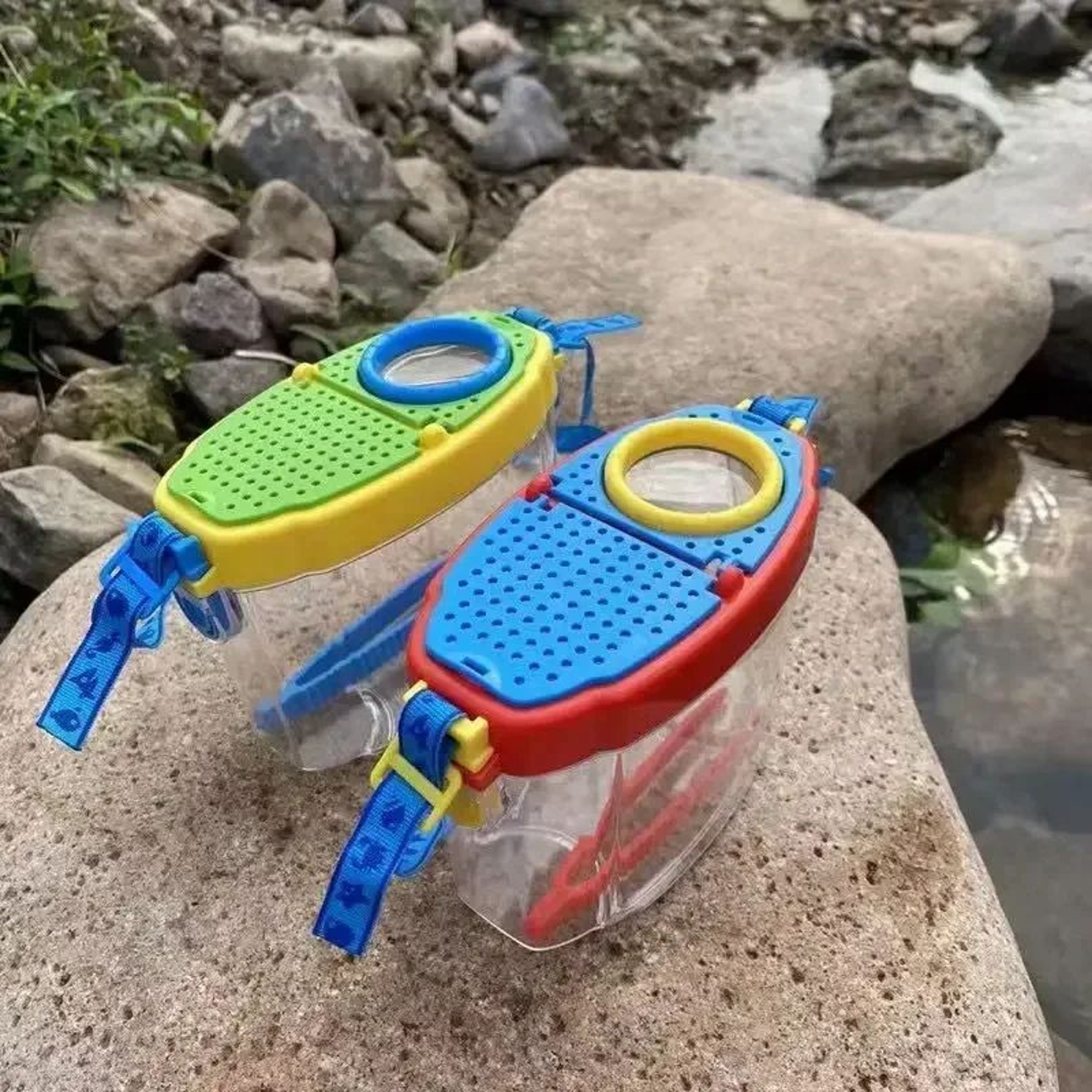 Kids Bug Viewer Magnifier Box  Insect Observation Box Outdoor Exploration Kit 5