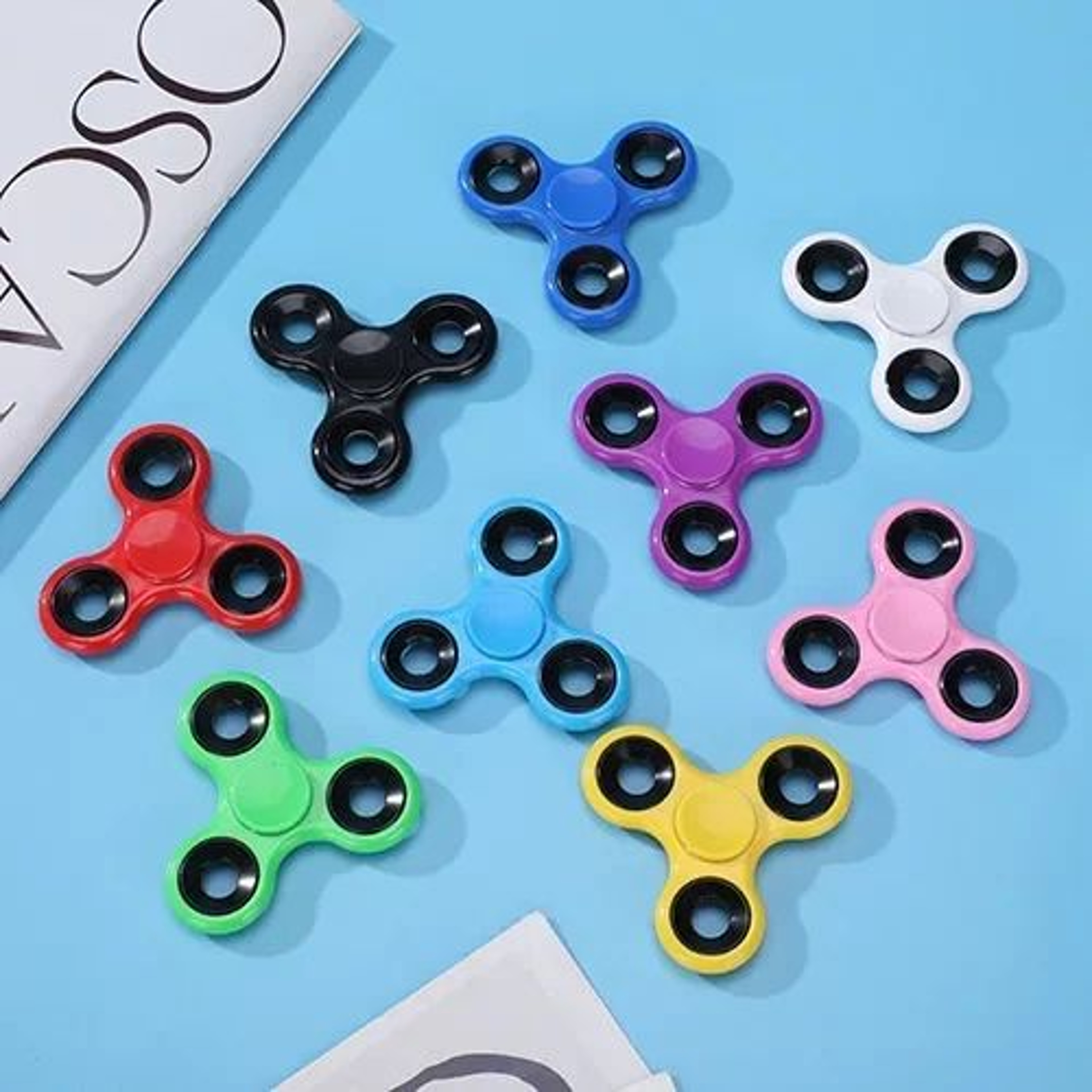 ABS TriSpinner Fidget Spinner  SmoothSpin EDC Spinner For Calm Focus  Everyday Stress Relief 5