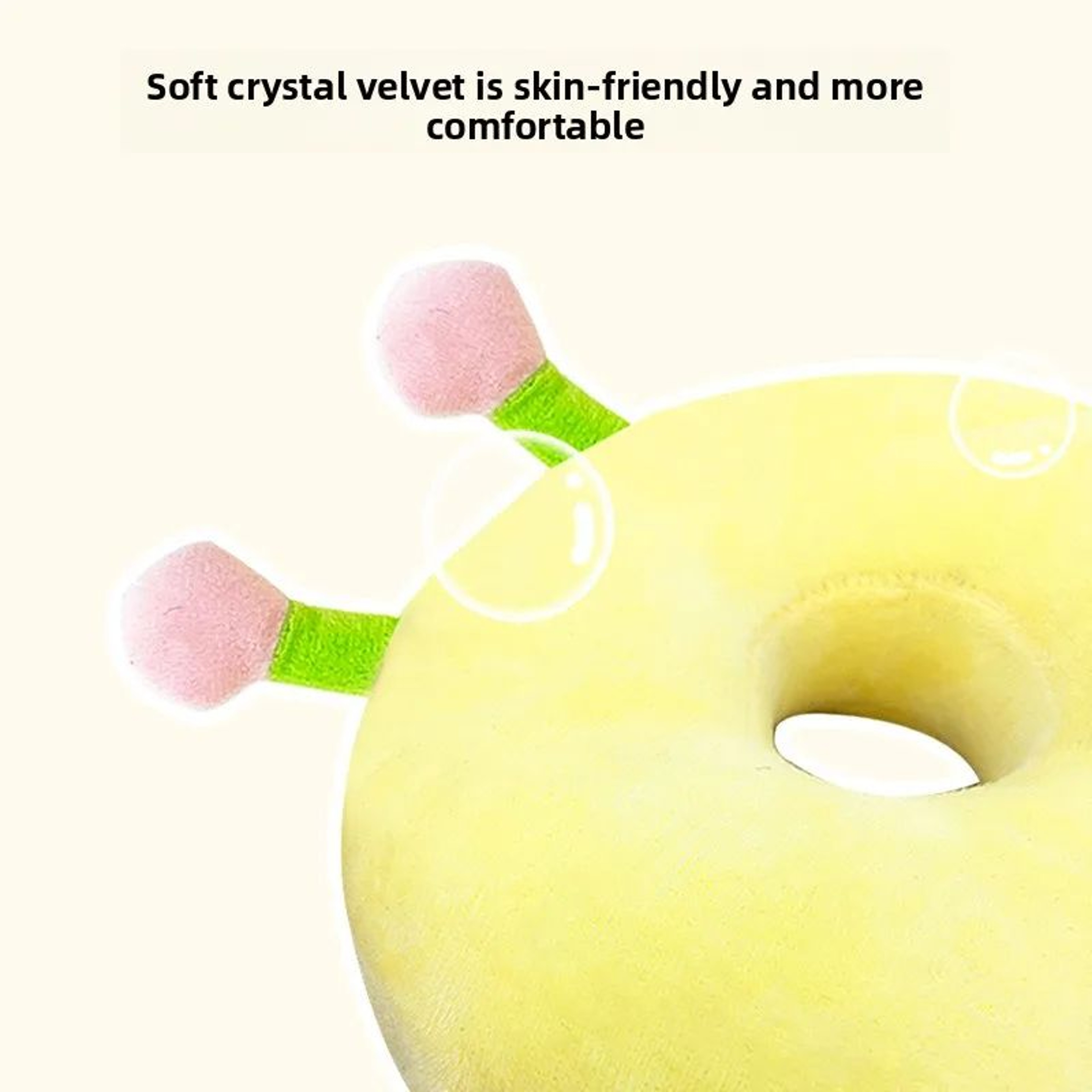 Soft Cartoon Baby Head Protector Backpack  AntiFall Toddler Head Protection Pillow With Adjustable  1