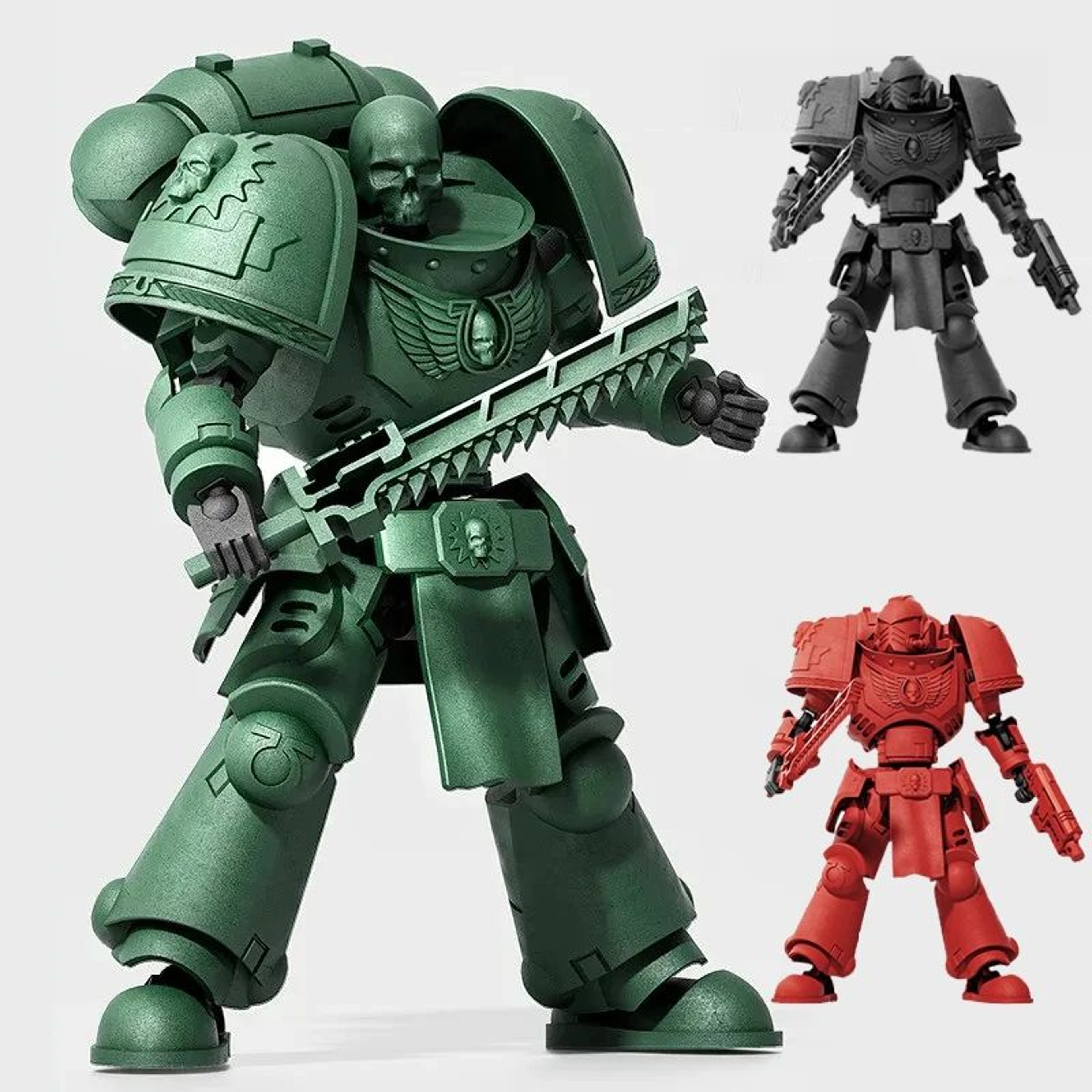 3D Printed MultiJointed Warrior Action Figure DIY Model Kit With Weapons  Poseable Robot Desk Toy 2