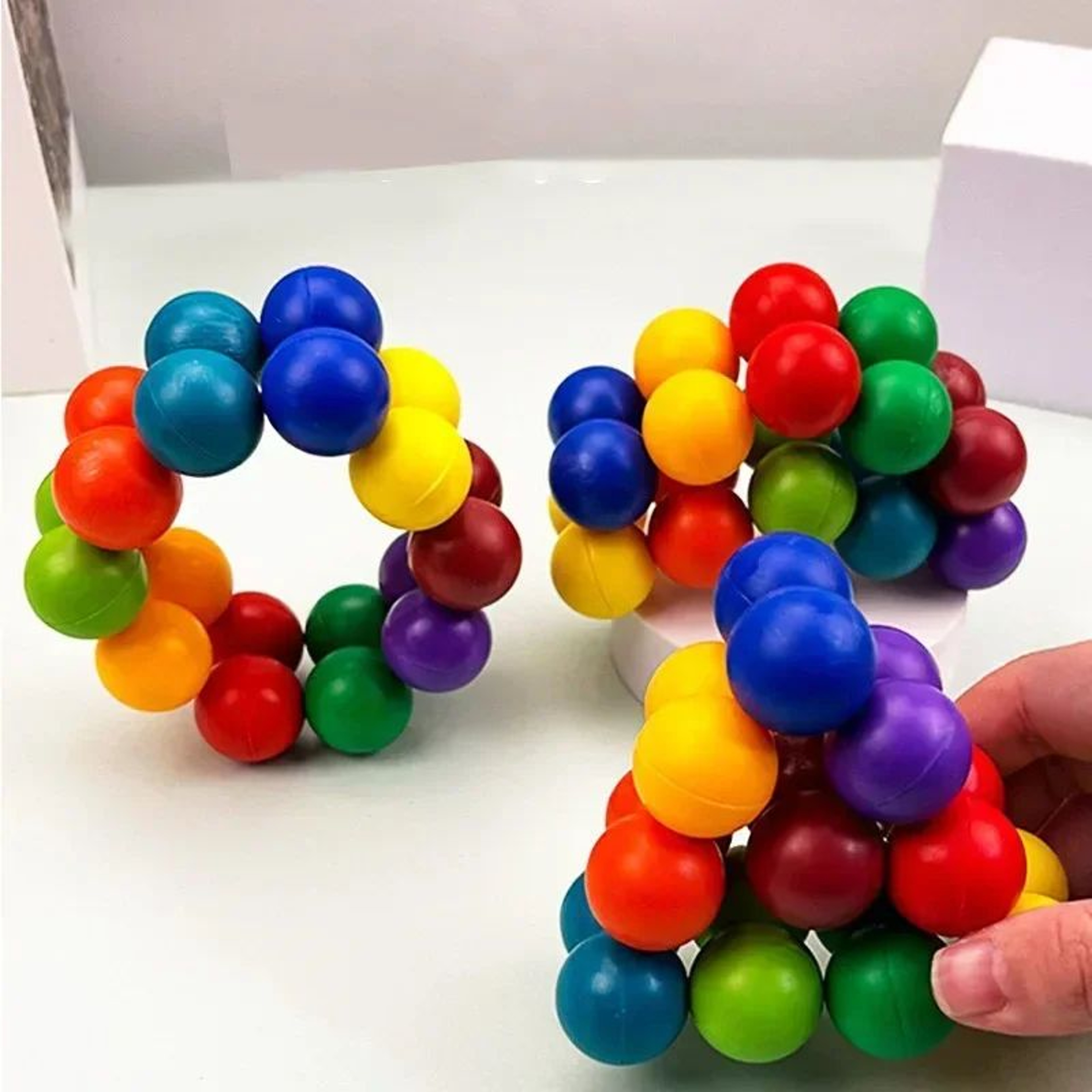 3D Rotating Sensory Fidget Ball  Stress Relief Toy For Focus Anxiety  Calm 0