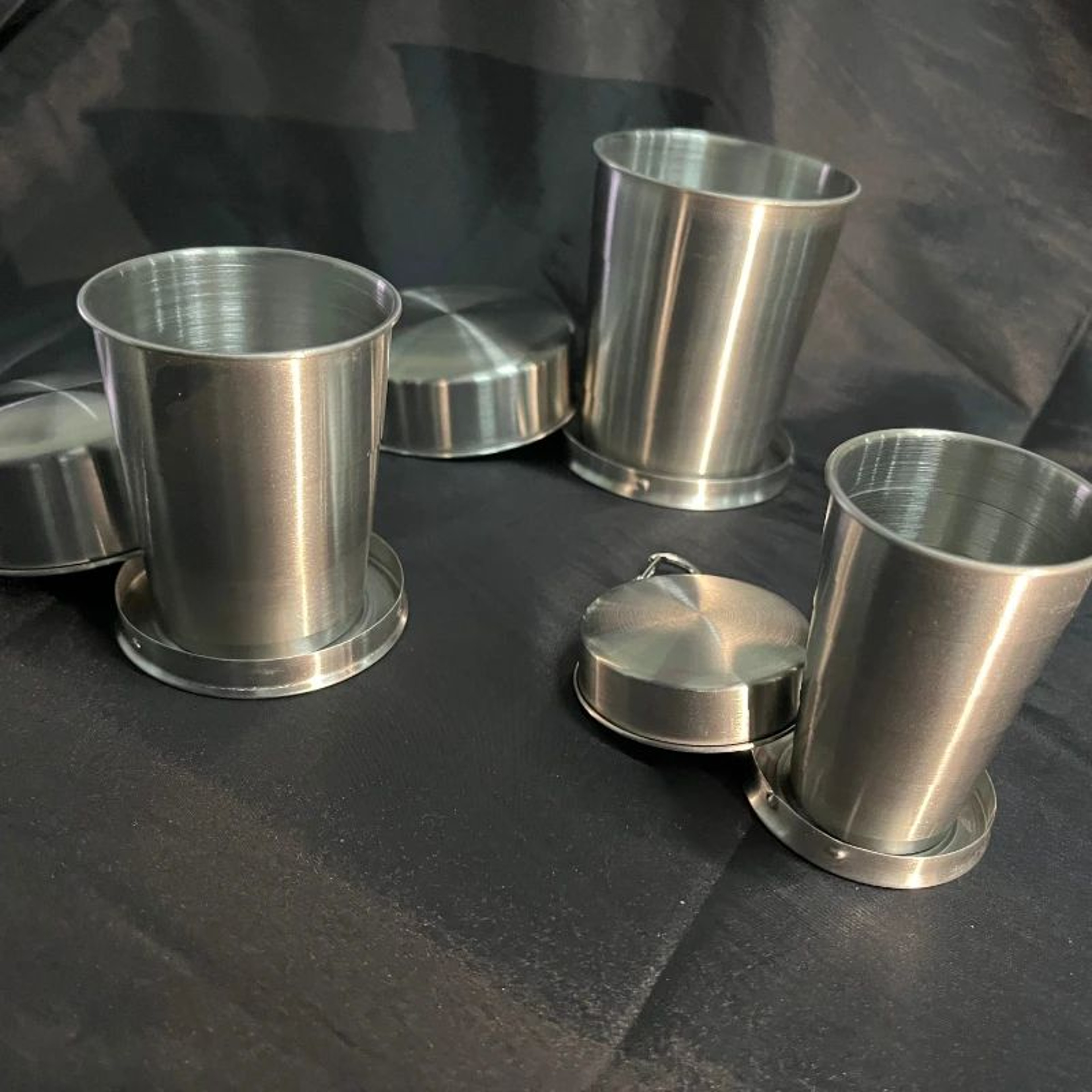 Stainless Steel Telescopic Folding Cup 75250ml Portable Travel  Camping Coffee Mug 2
