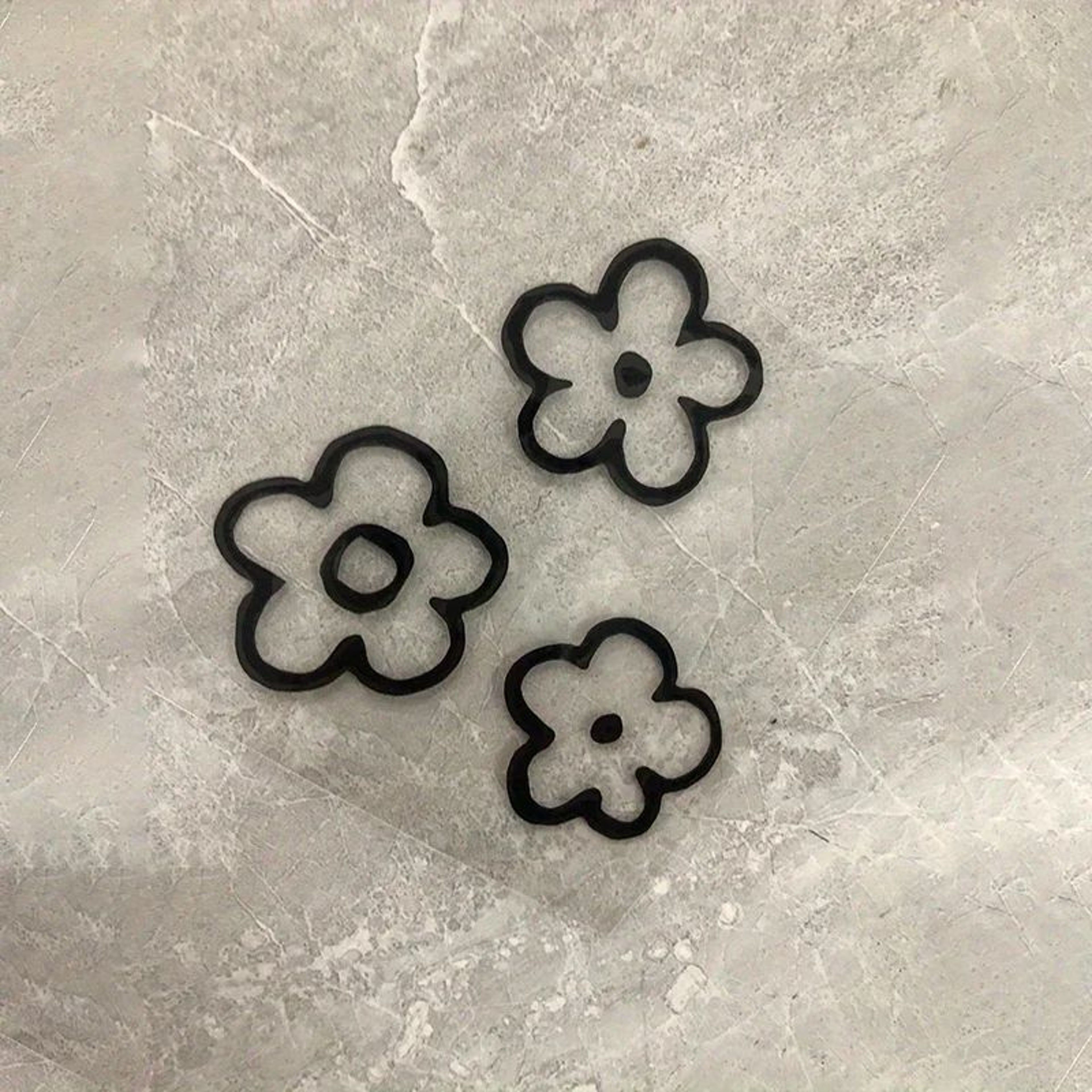 Flower Car Decal Set 3PCS  Waterproof Car Mirror Stickers  Bumper Decoration Stickers For A Cute 5