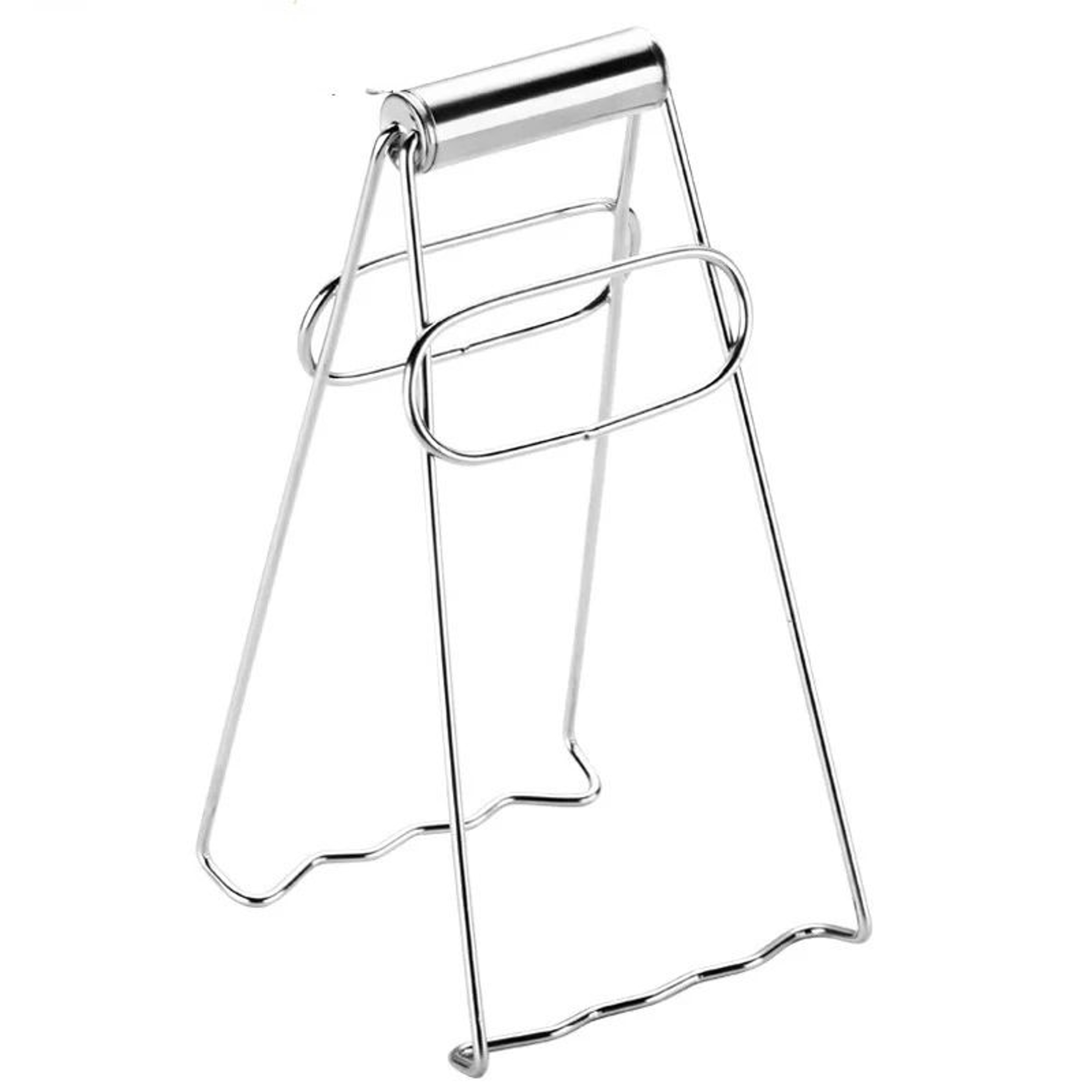 Stainless Steel Hot Plate Gripper  Foldable AntiScald Bowl  Plate Lifter Tongs 4