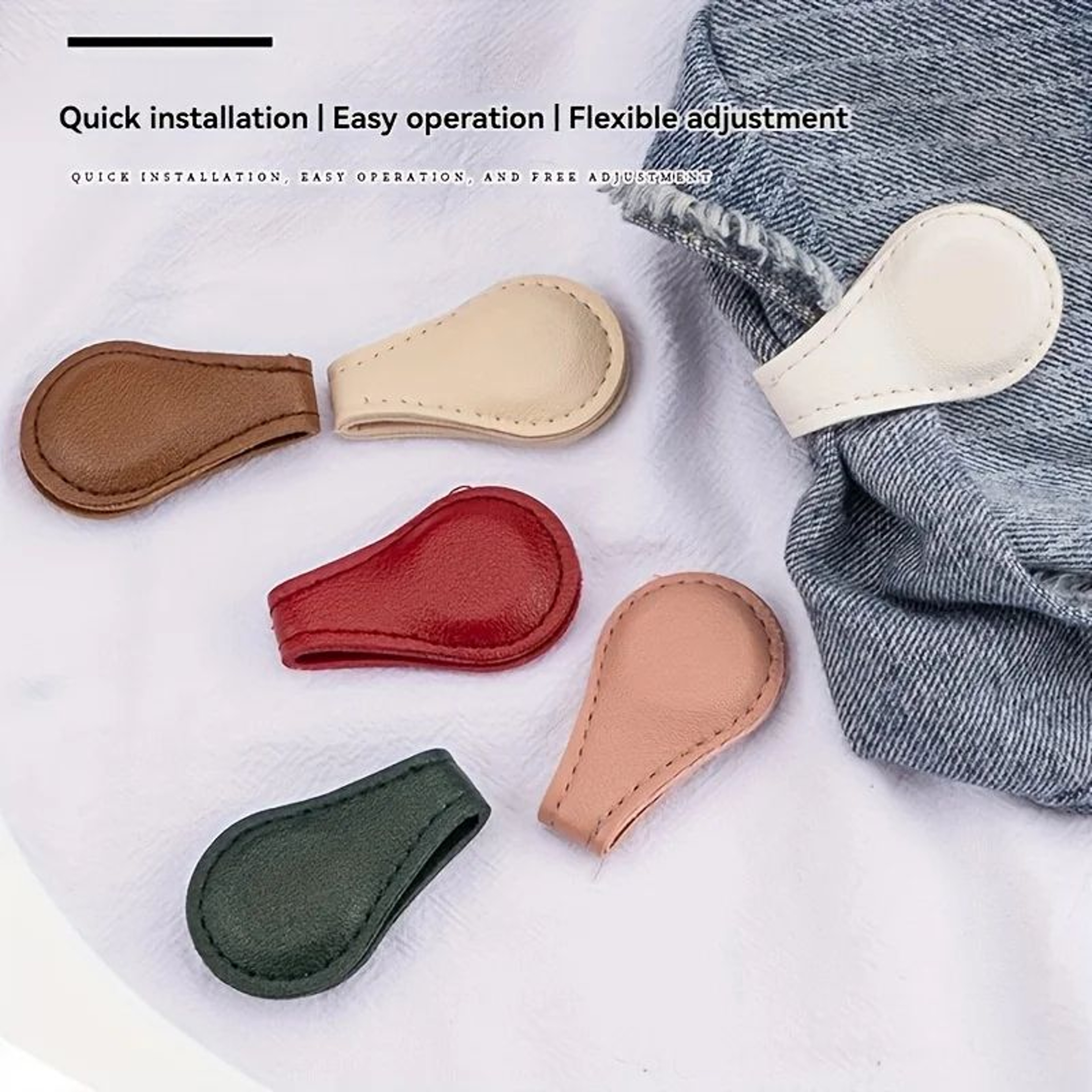 Magnetic Pants Hem Clips With Chain NoSew Pant Length Adjuster For Instant Cuff Shortening 4